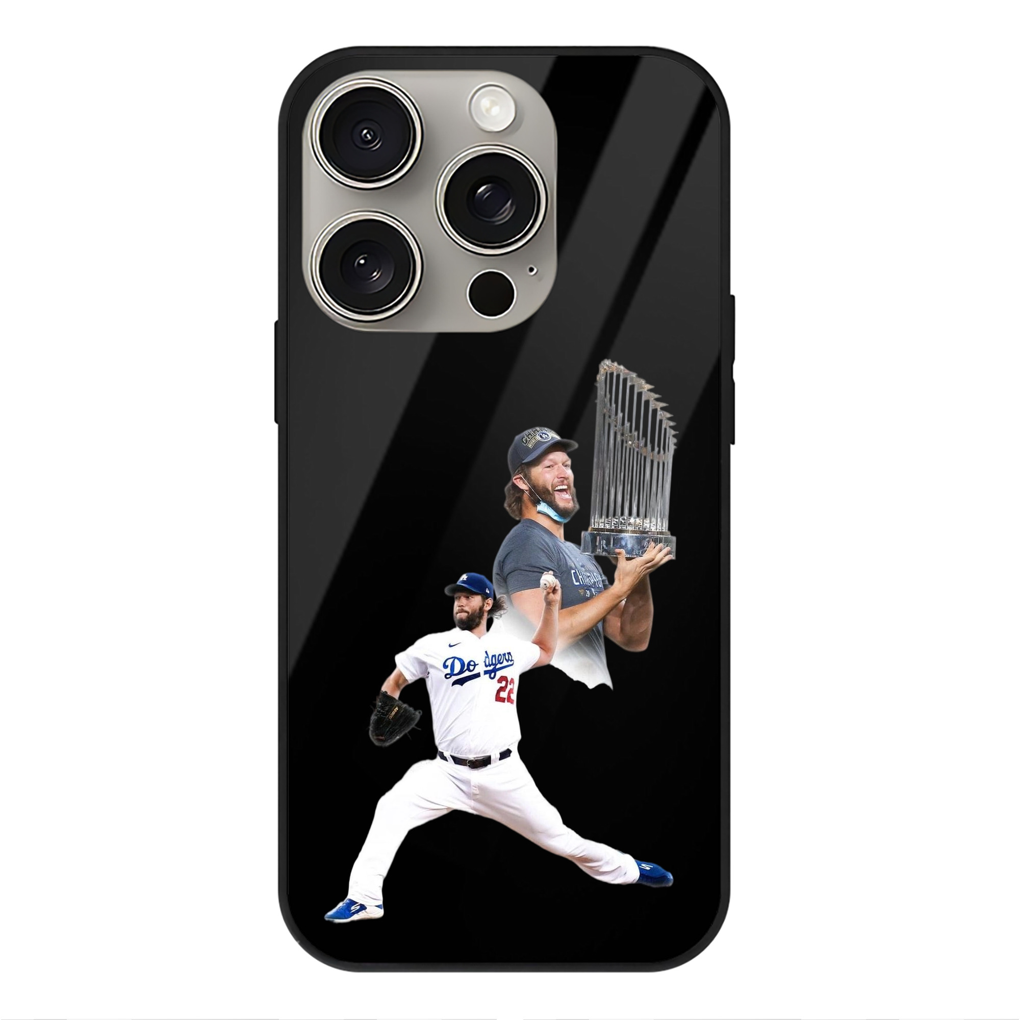  IPhone 15 Pro Mirror Phone Case – UV Printed Glass + TPU – Scratch-Resistant, Wireless Charging Compatible, Precise Fit & Stylish Design