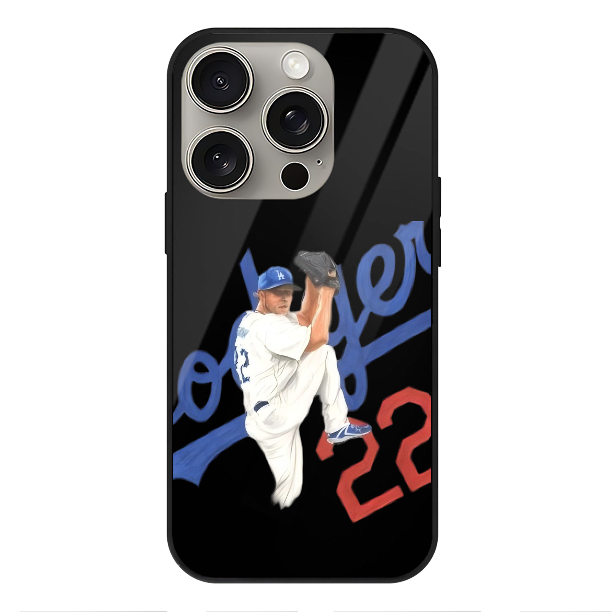  IPhone 15 Pro Mirror Phone Case – UV Printed Glass + TPU – Scratch-Resistant, Wireless Charging Compatible, Precise Fit & Stylish Design