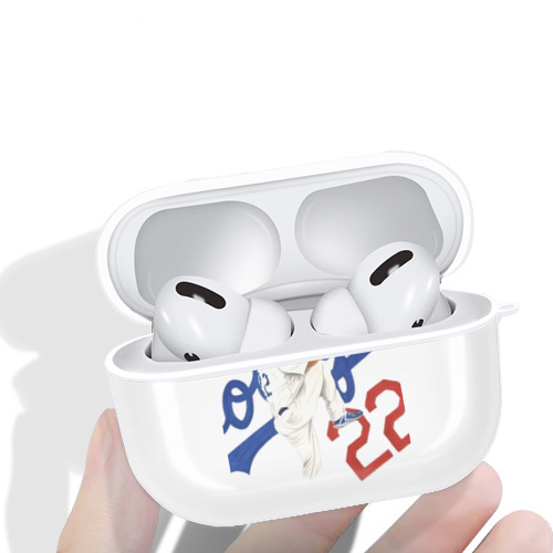  AirPods Pro Hard Case White With Keychain, Durable Flexible PC, Precise Cutouts, Anti-Fingerprint, Yellowing & Scratch Resistant, Full Protection, Washable