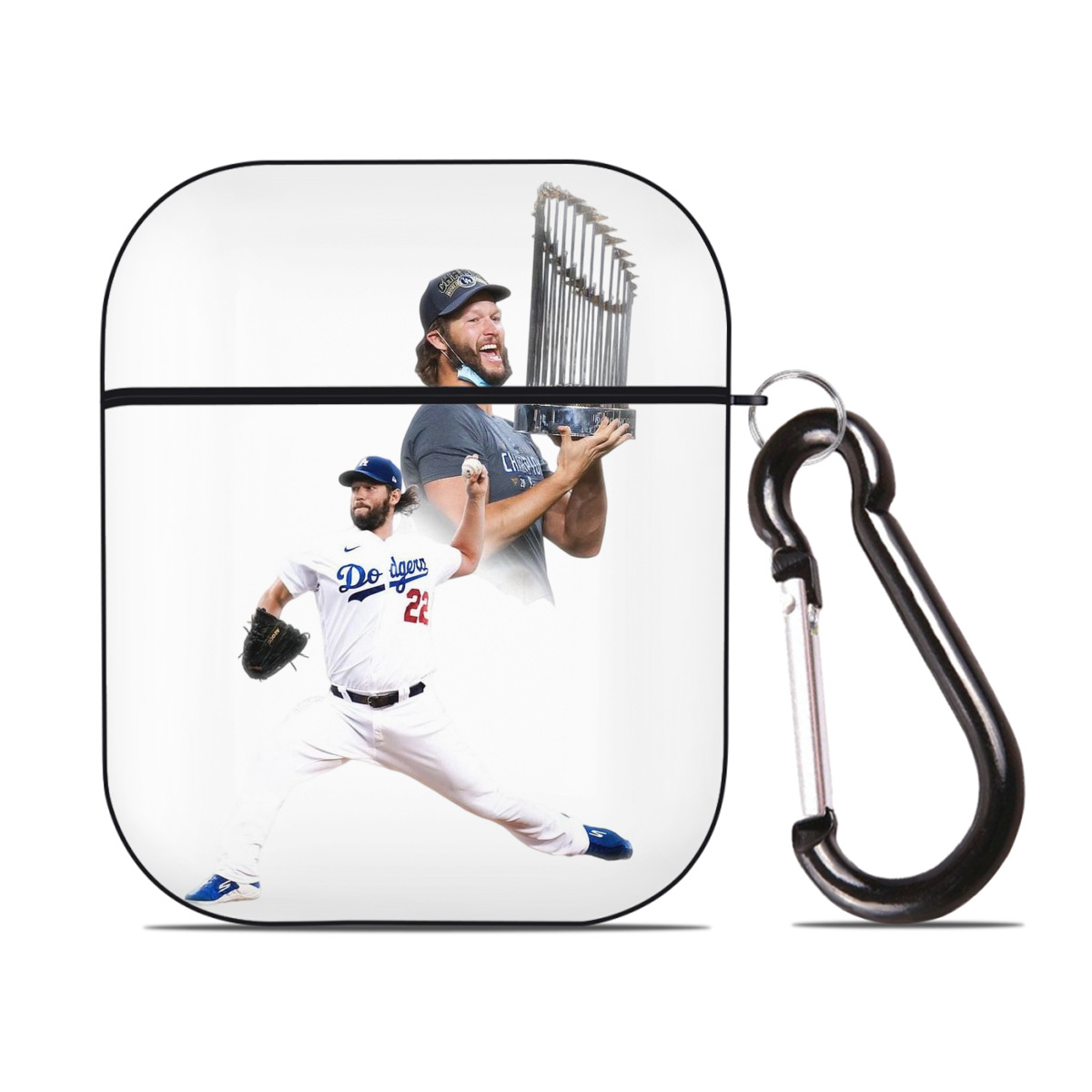  AirPods 2 Case Hard Shell Black, Flexible PC Material, Precise Cutouts, Full Protection, Anti-Fingerprint, Washable, Includes Keychain – Durable & Slim Design