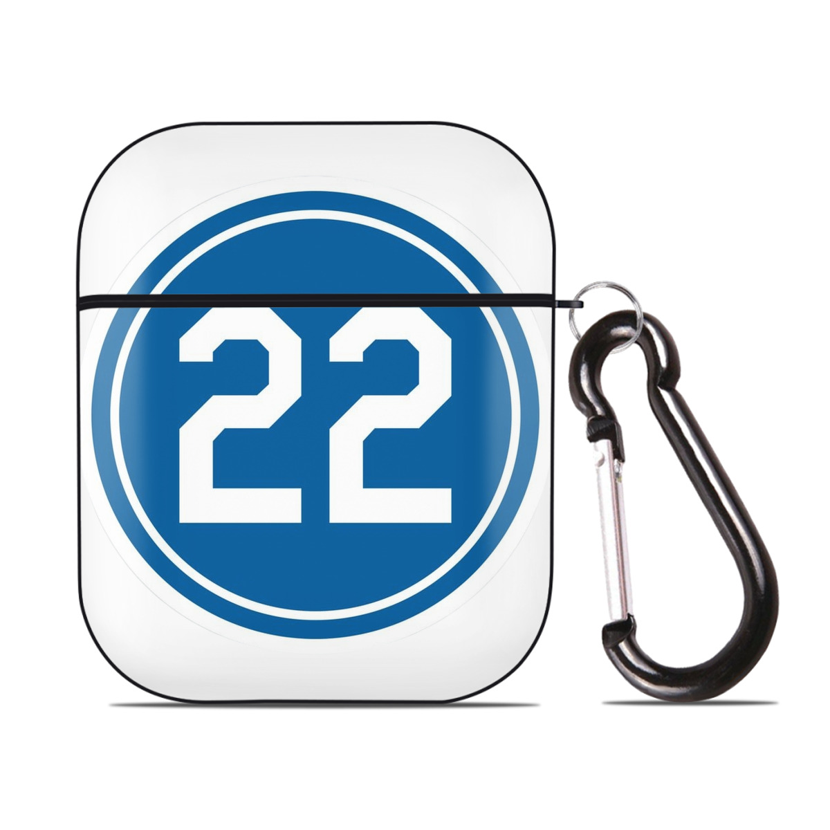  AirPods 2 Case Hard Shell Black, Flexible PC Material, Precise Cutouts, Full Protection, Anti-Fingerprint, Washable, Includes Keychain – Durable & Slim Design