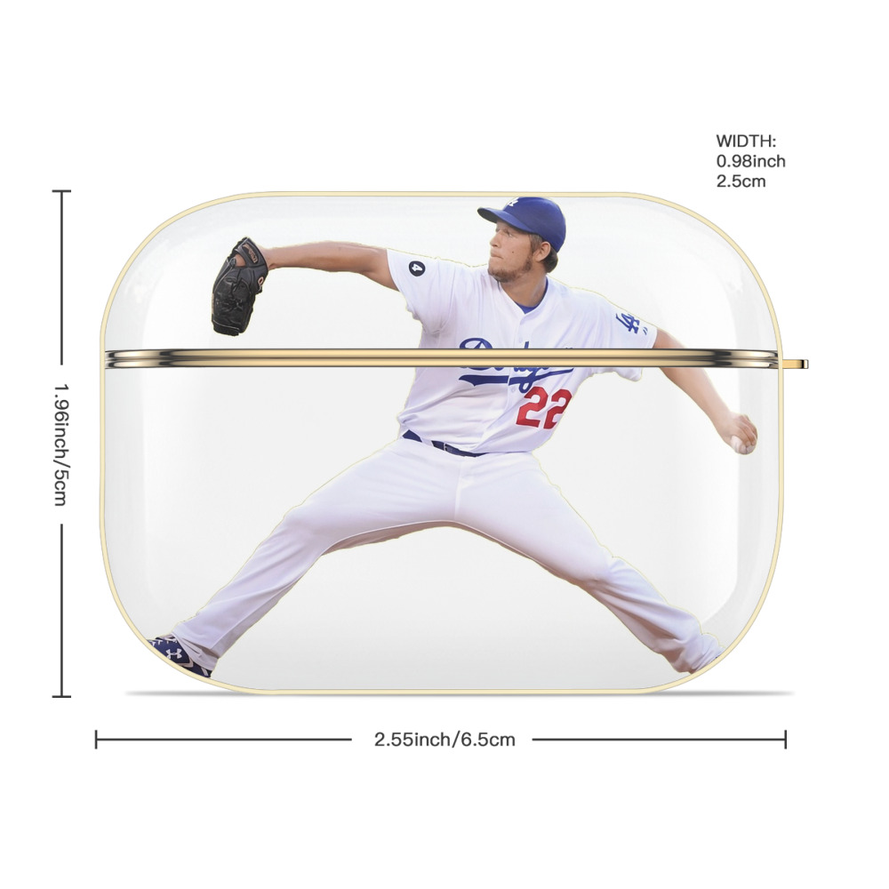  Luxury Gold AirPods Pro Case With Keychain, Flexible PC Material, Full Protection, Precise Cutouts, Anti-Fingerprint, Washable, Durable Design