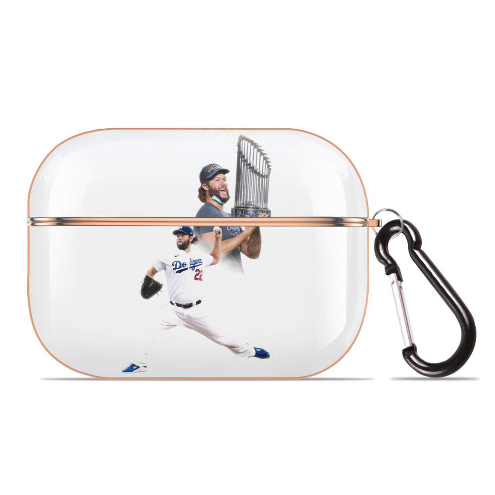  AirPods Pro Protective Case Rose Gold, Flexible PC Material, Precise Fit, Anti-Slip Cover, Full Protection, Fingerprint Resistant, Washable With Keychain