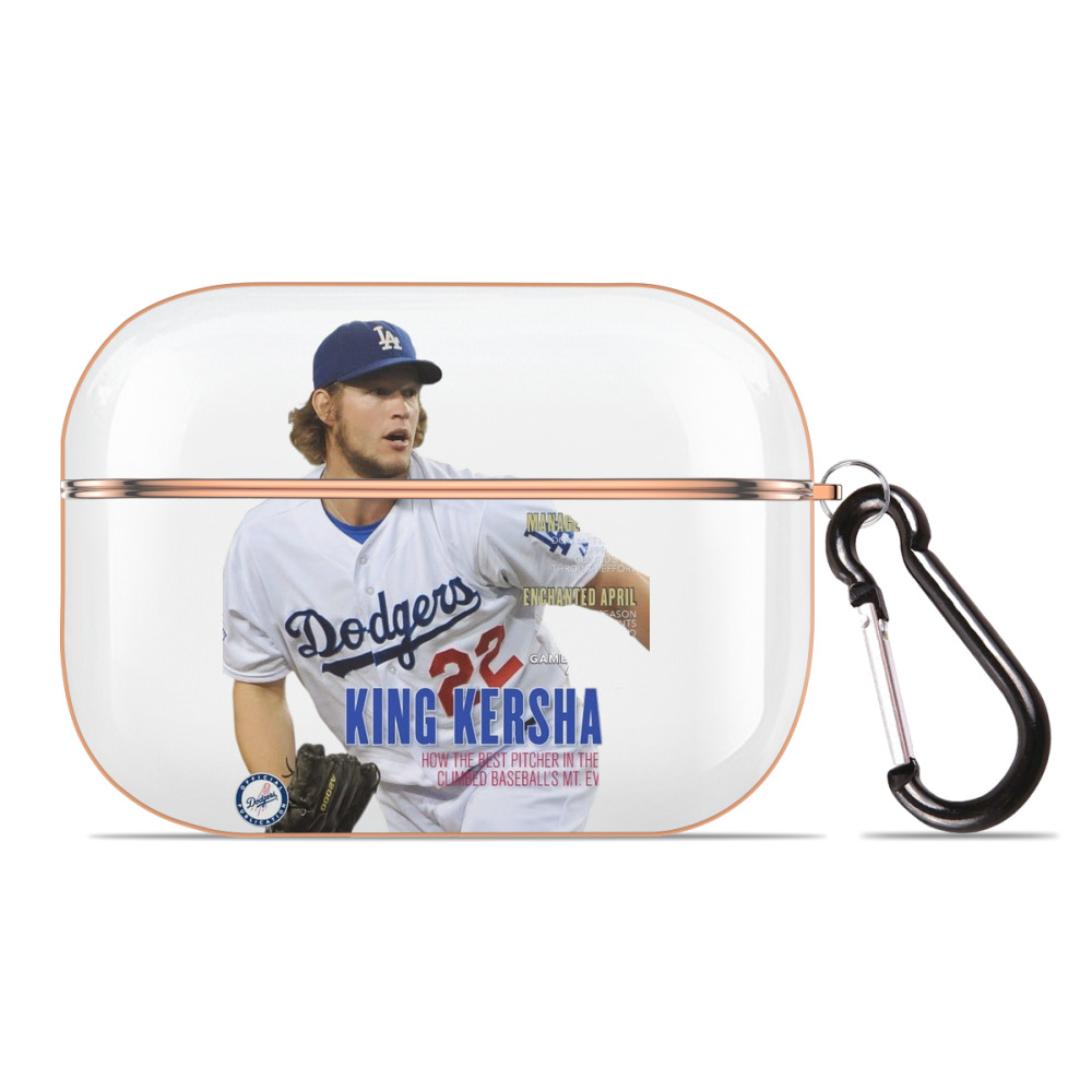  AirPods Pro Protective Case Rose Gold, Flexible PC Material, Precise Fit, Anti-Slip Cover, Full Protection, Fingerprint Resistant, Washable With Keychain