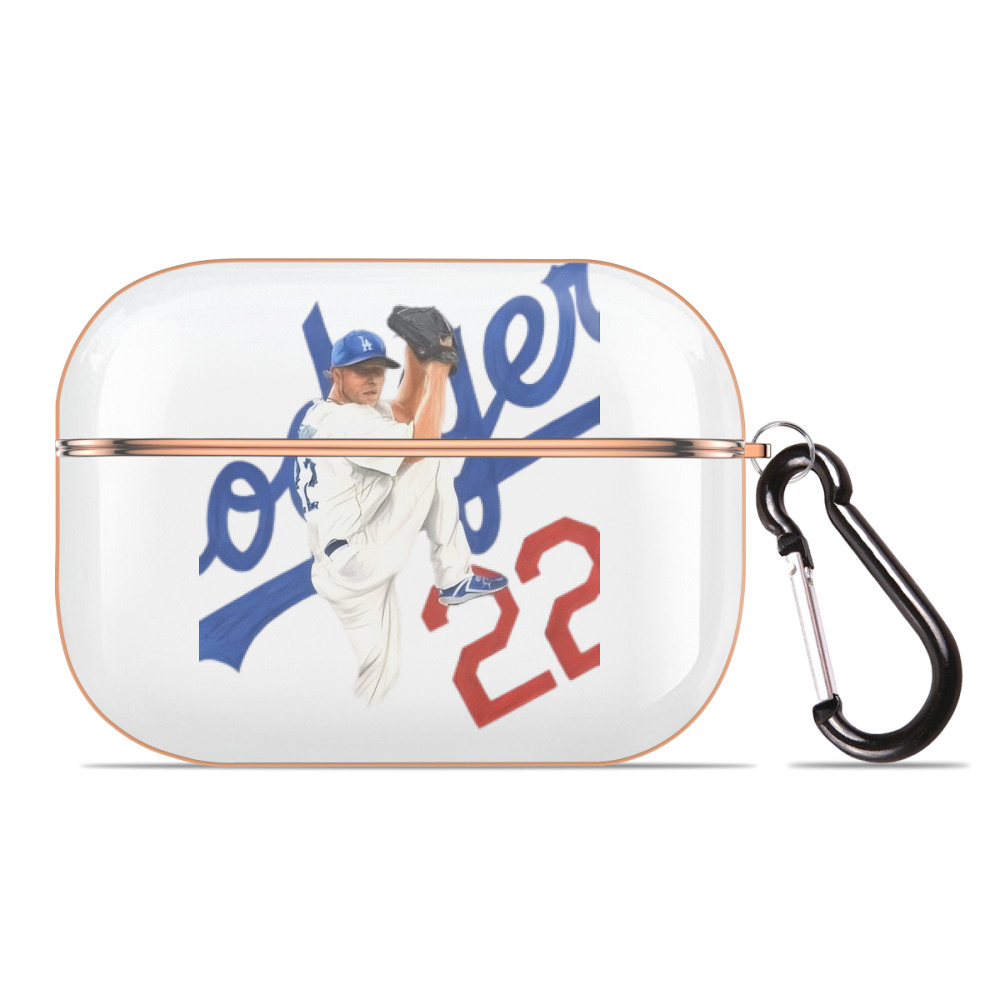  AirPods Pro Protective Case Rose Gold, Flexible PC Material, Precise Fit, Anti-Slip Cover, Full Protection, Fingerprint Resistant, Washable With Keychain