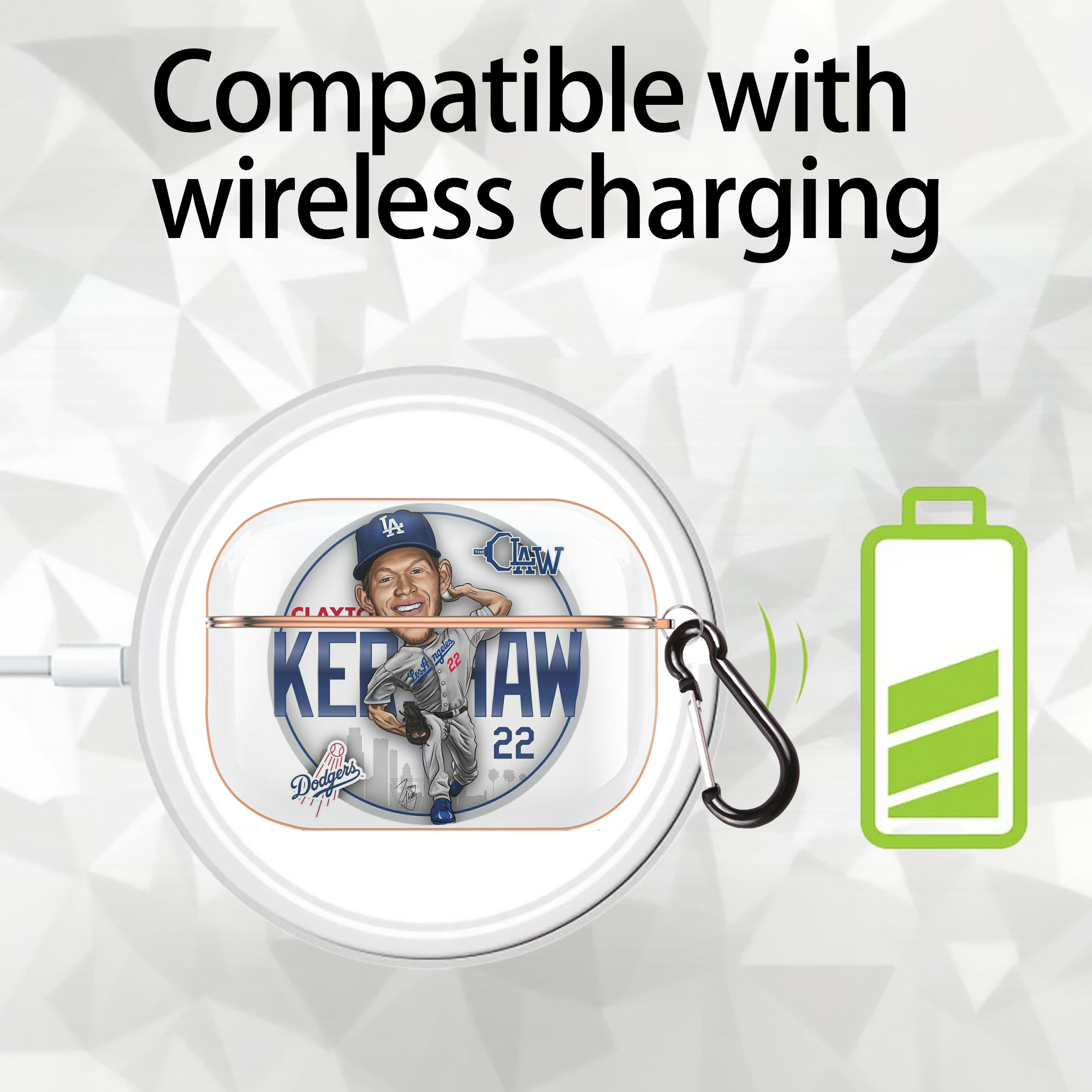  AirPods Pro Protective Case Rose Gold, Flexible PC Material, Precise Fit, Anti-Slip Cover, Full Protection, Fingerprint Resistant, Washable With Keychain