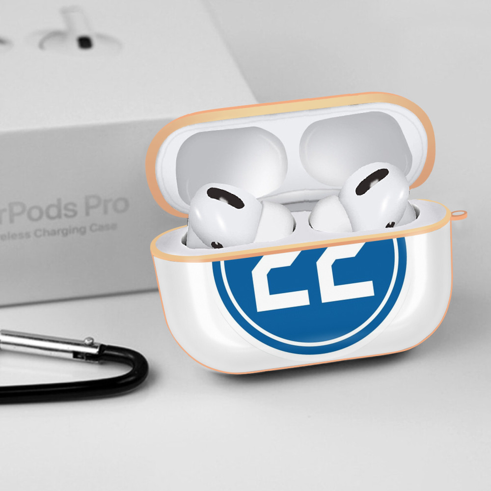  AirPods Pro Protective Case Rose Gold, Flexible PC Material, Precise Fit, Anti-Slip Cover, Full Protection, Fingerprint Resistant, Washable With Keychain