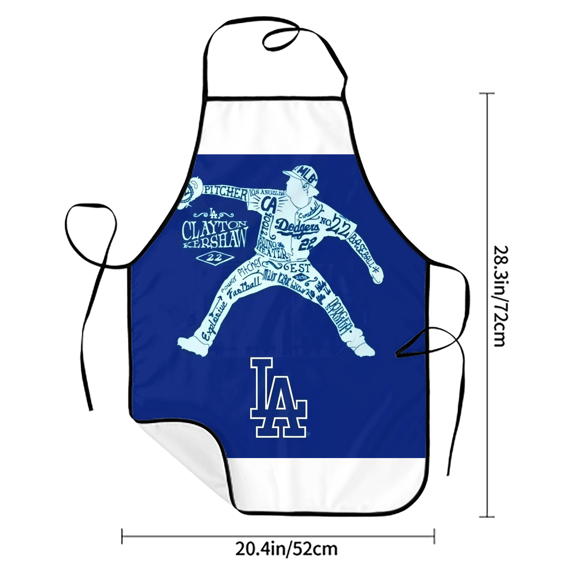  Stain-Resistant Polyester Apron With Pocket – Full Print, Waterproof, Anti-Wrinkle, Anti-Pilling – Ideal For Kitchen, BBQ, Restaurant, Salon & More