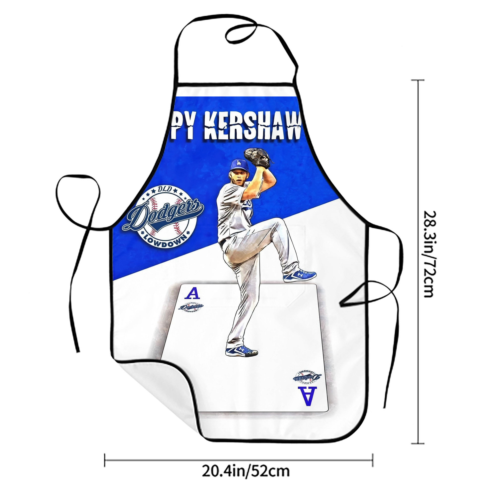  Stain-Resistant Polyester Apron With Pocket – Full Print, Waterproof, Anti-Wrinkle, Anti-Pilling – Ideal For Kitchen, BBQ, Restaurant, Salon & More