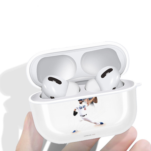  AirPods Pro Hard Case White With Keychain, Durable Flexible PC, Precise Cutouts, Anti-Fingerprint, Yellowing & Scratch Resistant, Full Protection, Washable