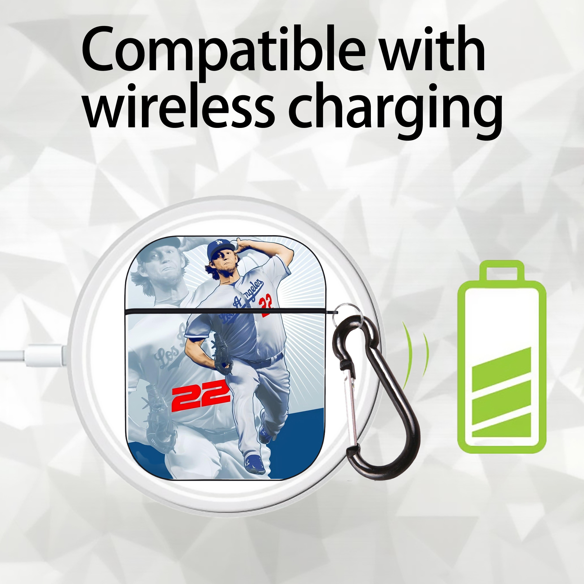  AirPods 2 Case Hard Shell Black, Flexible PC Material, Precise Cutouts, Full Protection, Anti-Fingerprint, Washable, Includes Keychain – Durable & Slim Design