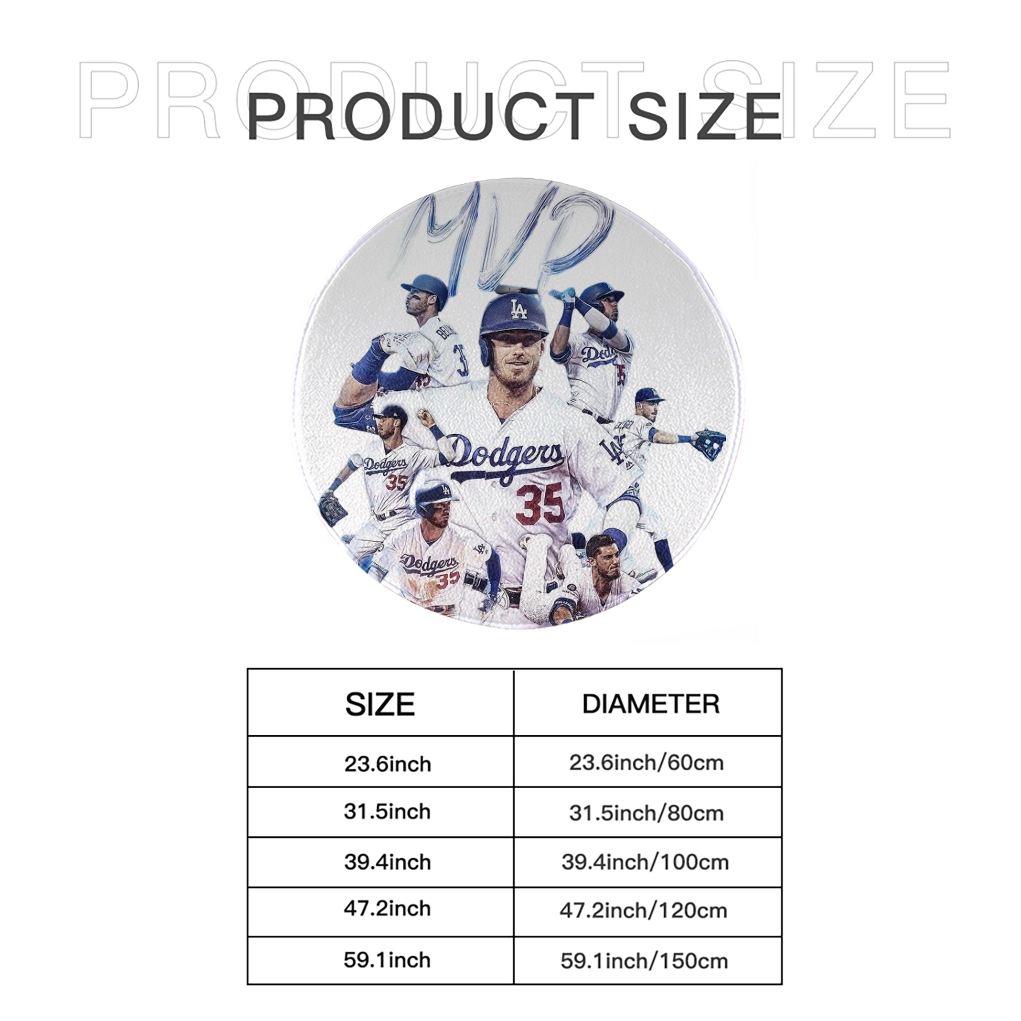  Round Floor Mat – Soft Flannel & High-Density Sponge Core – Non-Slip Dot Backing – Durable Stitched Edges – Quick-Dry & Breathable – Perfect For Home, Bathroom & Living Room