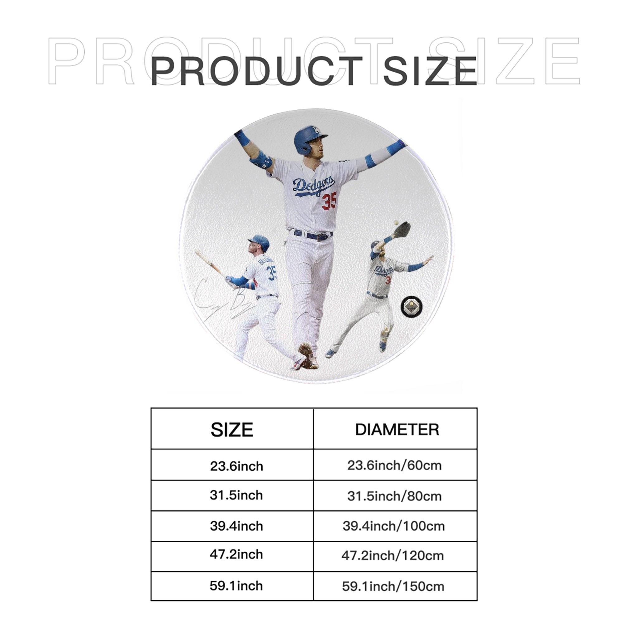  Round Floor Mat – Soft Flannel & High-Density Sponge Core – Non-Slip Dot Backing – Durable Stitched Edges – Quick-Dry & Breathable – Perfect For Home, Bathroom & Living Room