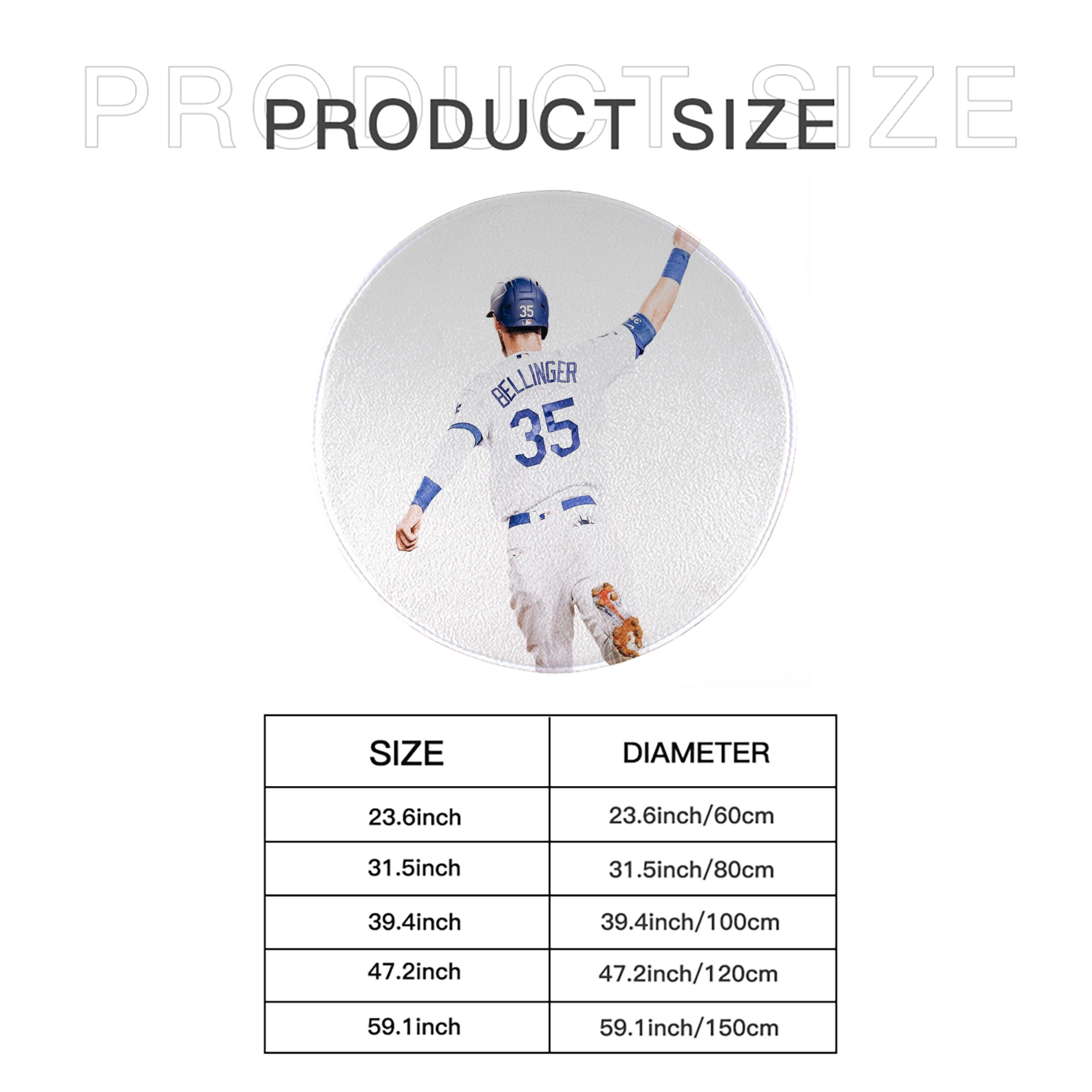  Round Floor Mat – Soft Flannel & High-Density Sponge Core – Non-Slip Dot Backing – Durable Stitched Edges – Quick-Dry & Breathable – Perfect For Home, Bathroom & Living Room