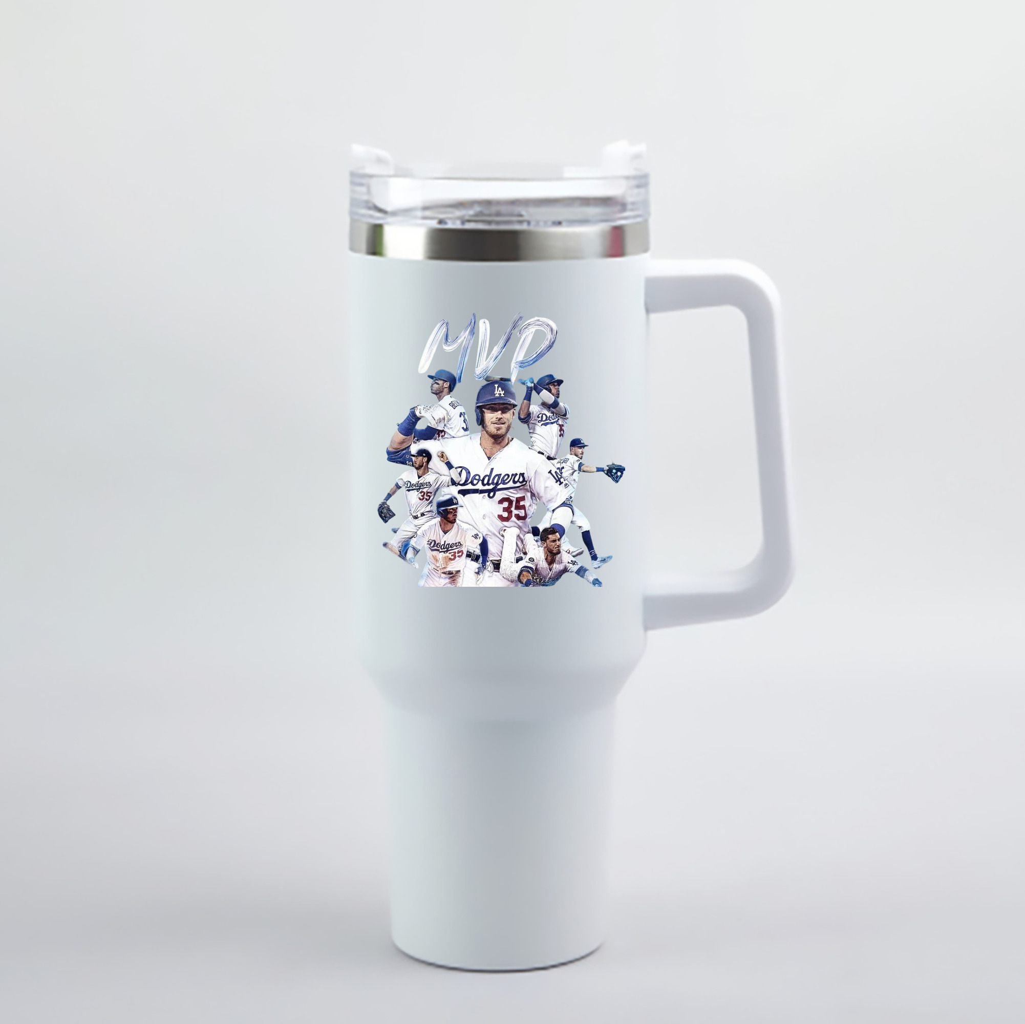  40oz Handle Car Cup With Crystal Sticker Design – Durable Stainless Steel Travel Mug With Reusable Straw – Double Wall Insulated