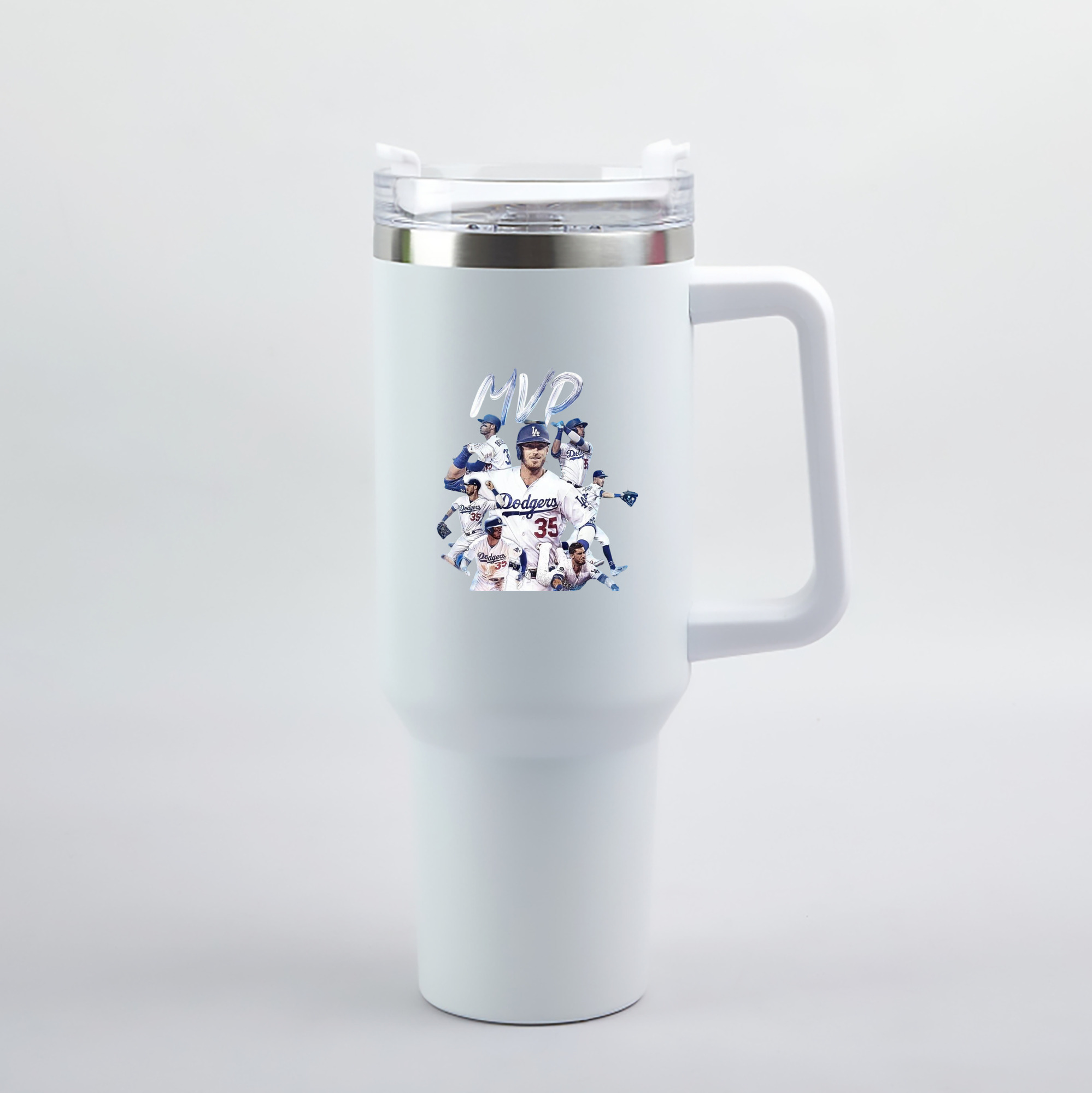  40oz Handle Car Tumbler – Durable Stainless Steel Travel Mug With UV Print – Double Wall Insulated, Fits Most Car Cup Holders