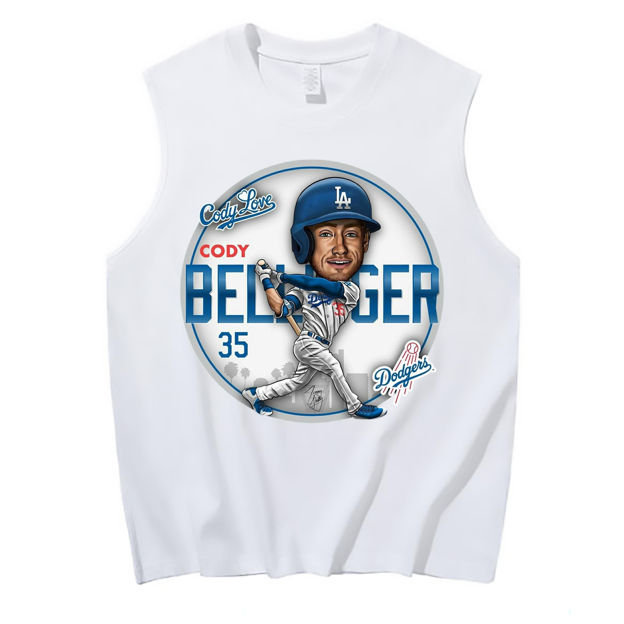  210g Combed Cotton Tank Top With Front Heat Transfer Print – Soft, Lightweight, Fitted Design – Stylish & Comfortable Casual Wear For Sports & Everyday Use