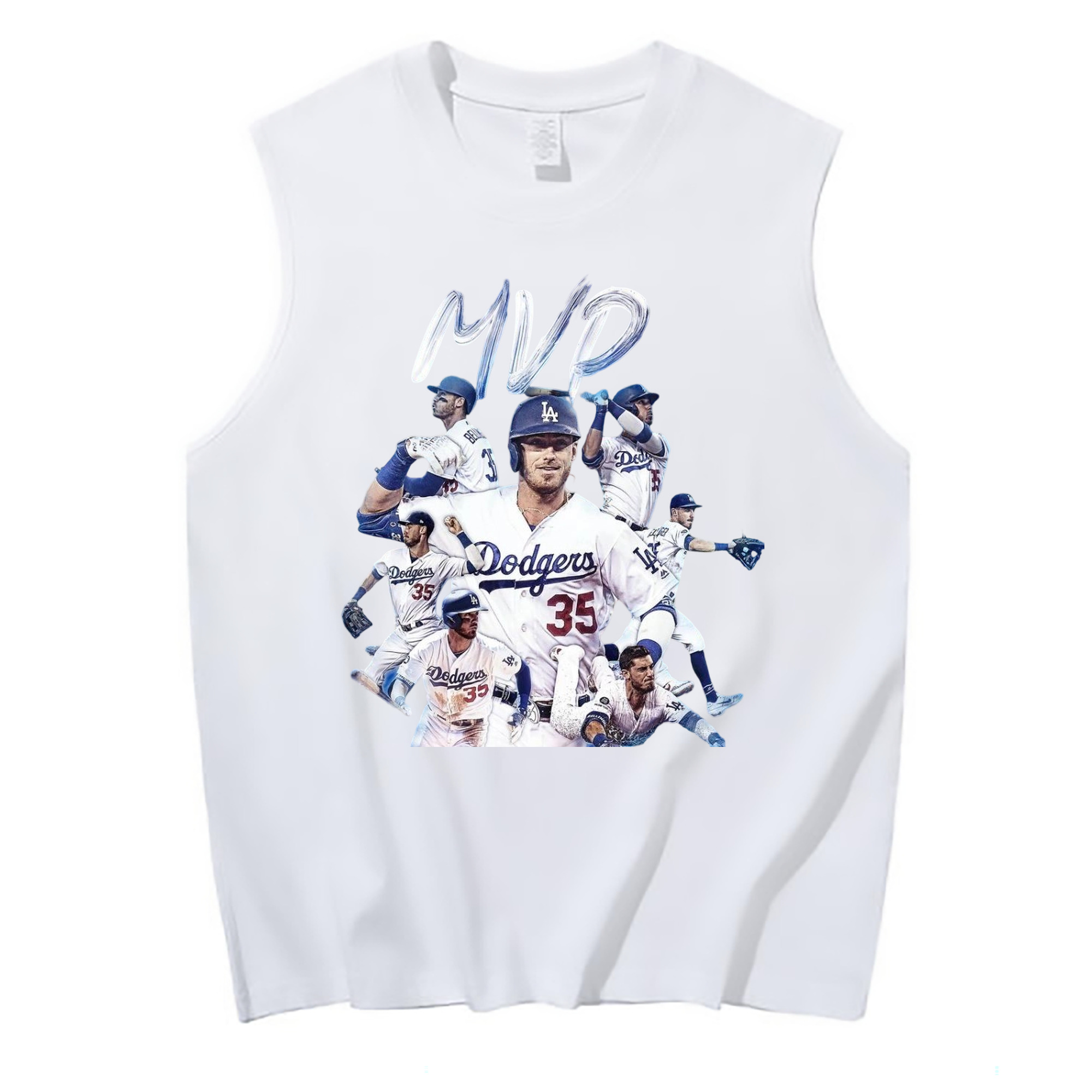  210g Combed Cotton Tank Top With Front Heat Transfer Print – Soft, Lightweight, Fitted Design – Stylish & Comfortable Casual Wear For Sports & Everyday Use