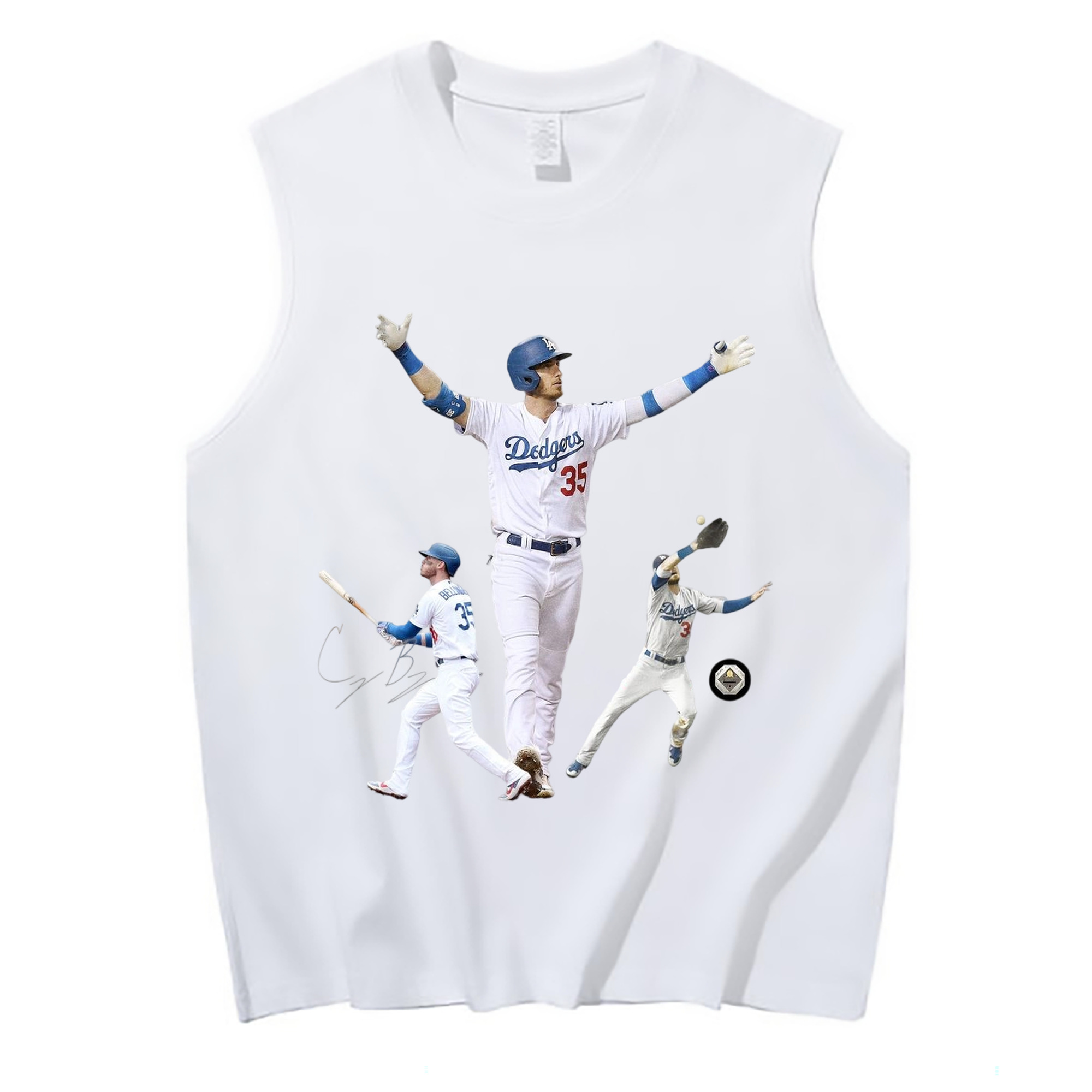  210g Combed Cotton Tank Top With Front Heat Transfer Print – Soft, Lightweight, Fitted Design – Stylish & Comfortable Casual Wear For Sports & Everyday Use