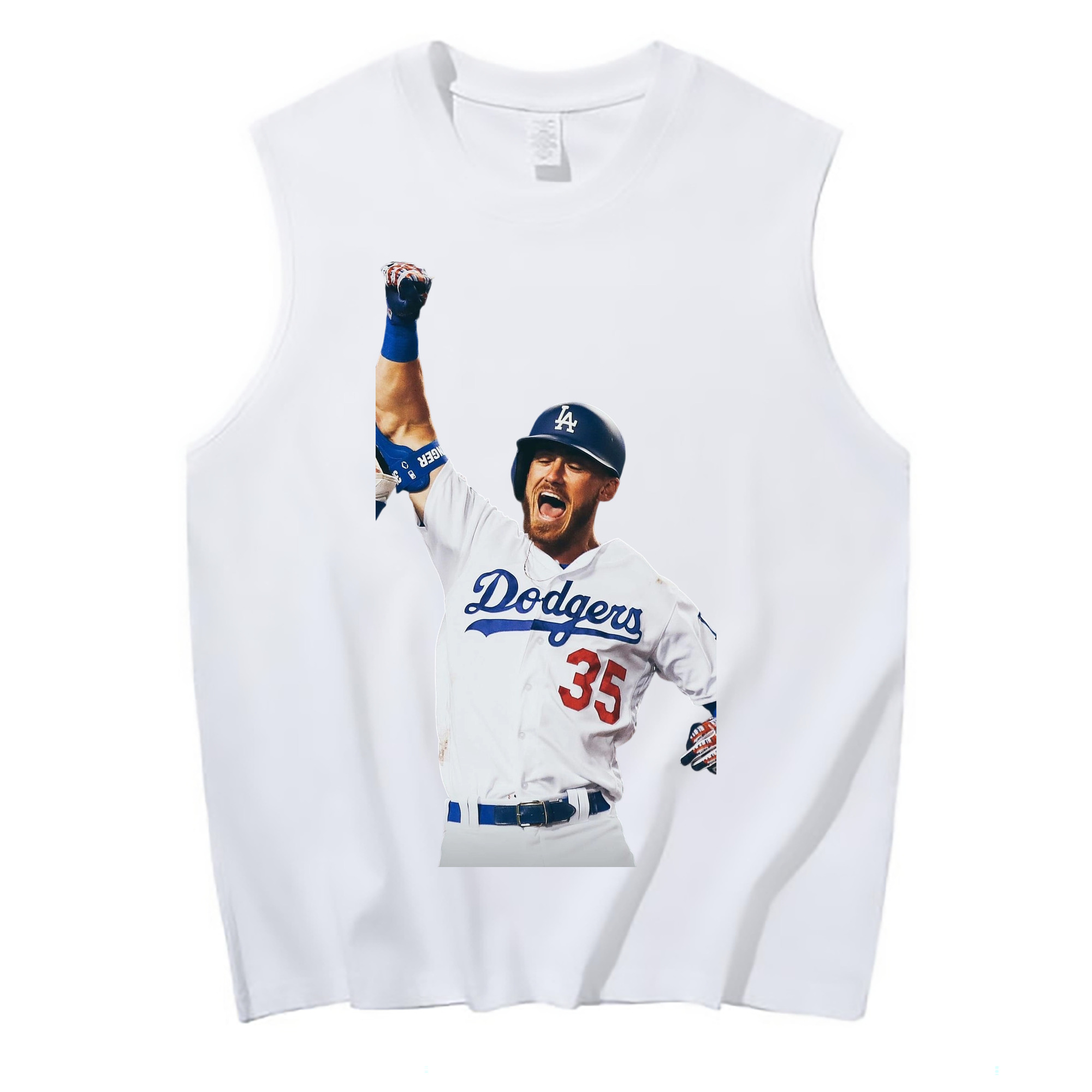  210g Combed Cotton Tank Top With Front Heat Transfer Print – Soft, Lightweight, Fitted Design – Stylish & Comfortable Casual Wear For Sports & Everyday Use