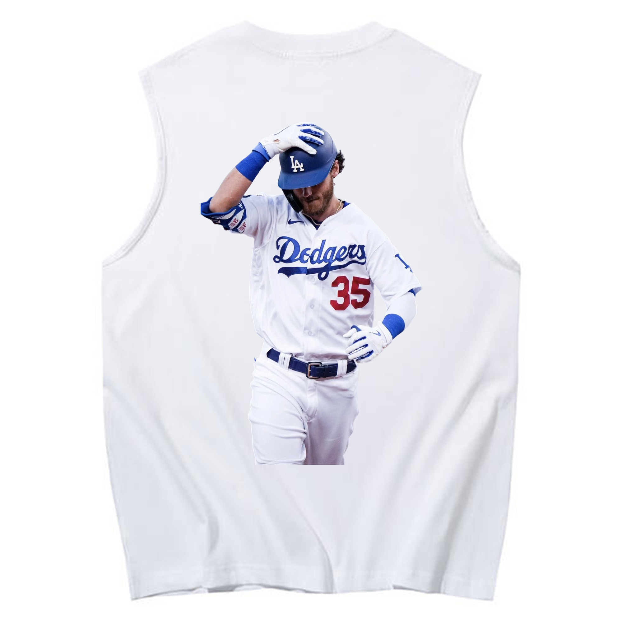  230g Pure Cotton Tank Top With Back Heat Transfer Print – Soft, Lightweight, Fitted Design – Stylish & Comfortable Casual Wear For Sports & Everyday Use