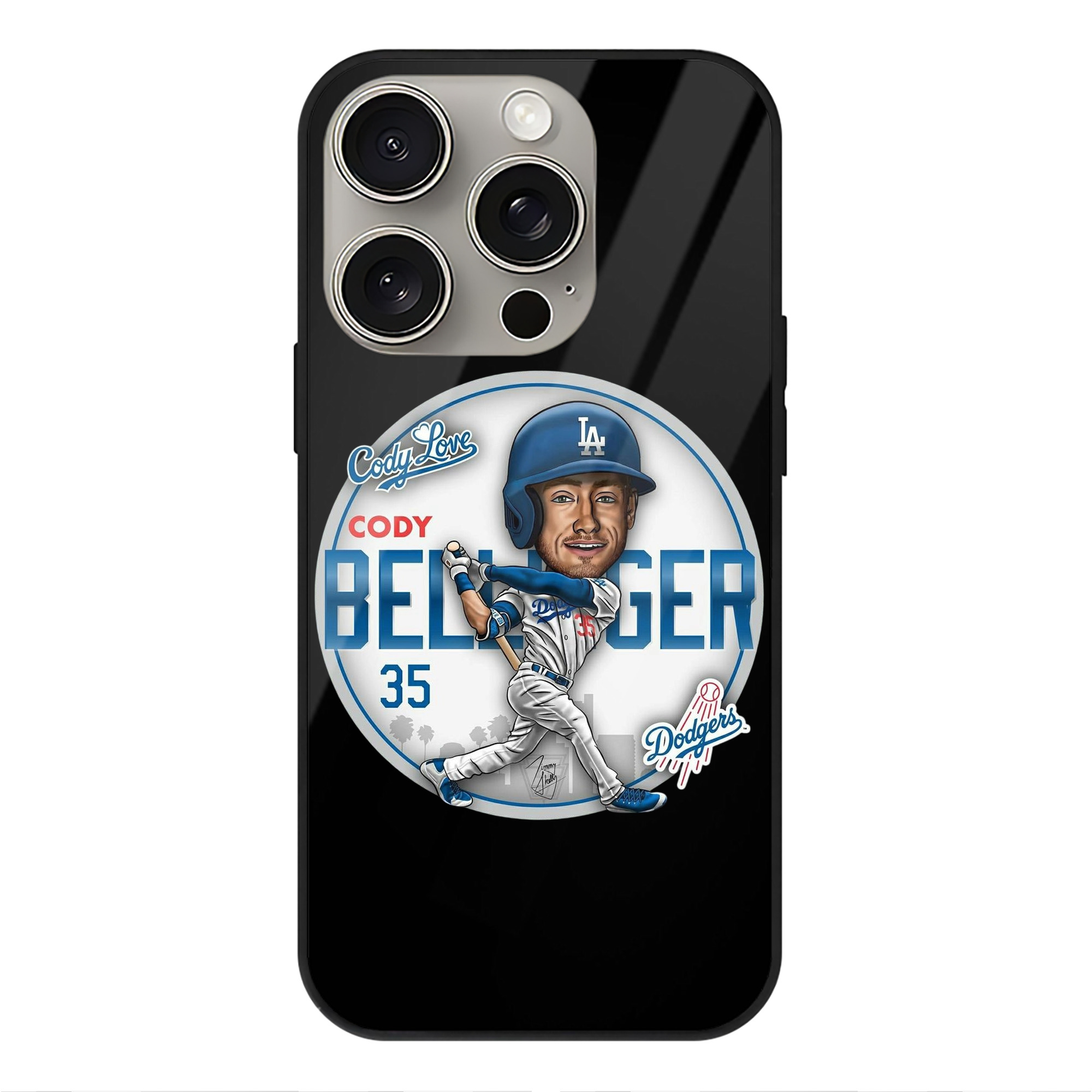  IPhone 15 Pro Mirror Phone Case – UV Printed Glass + TPU – Scratch-Resistant, Wireless Charging Compatible, Precise Fit & Stylish Design