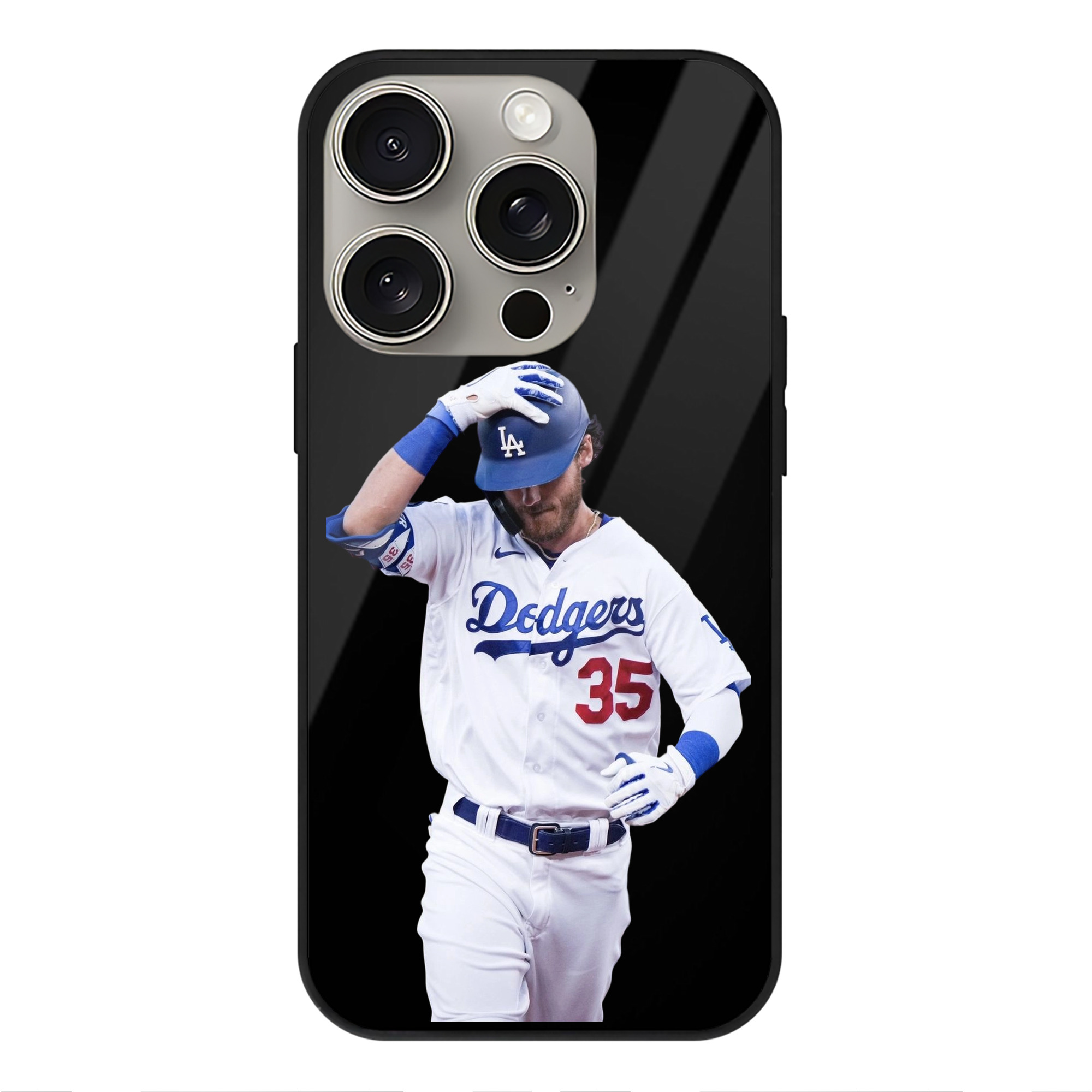  IPhone 15 Pro Mirror Phone Case – UV Printed Glass + TPU – Scratch-Resistant, Wireless Charging Compatible, Precise Fit & Stylish Design