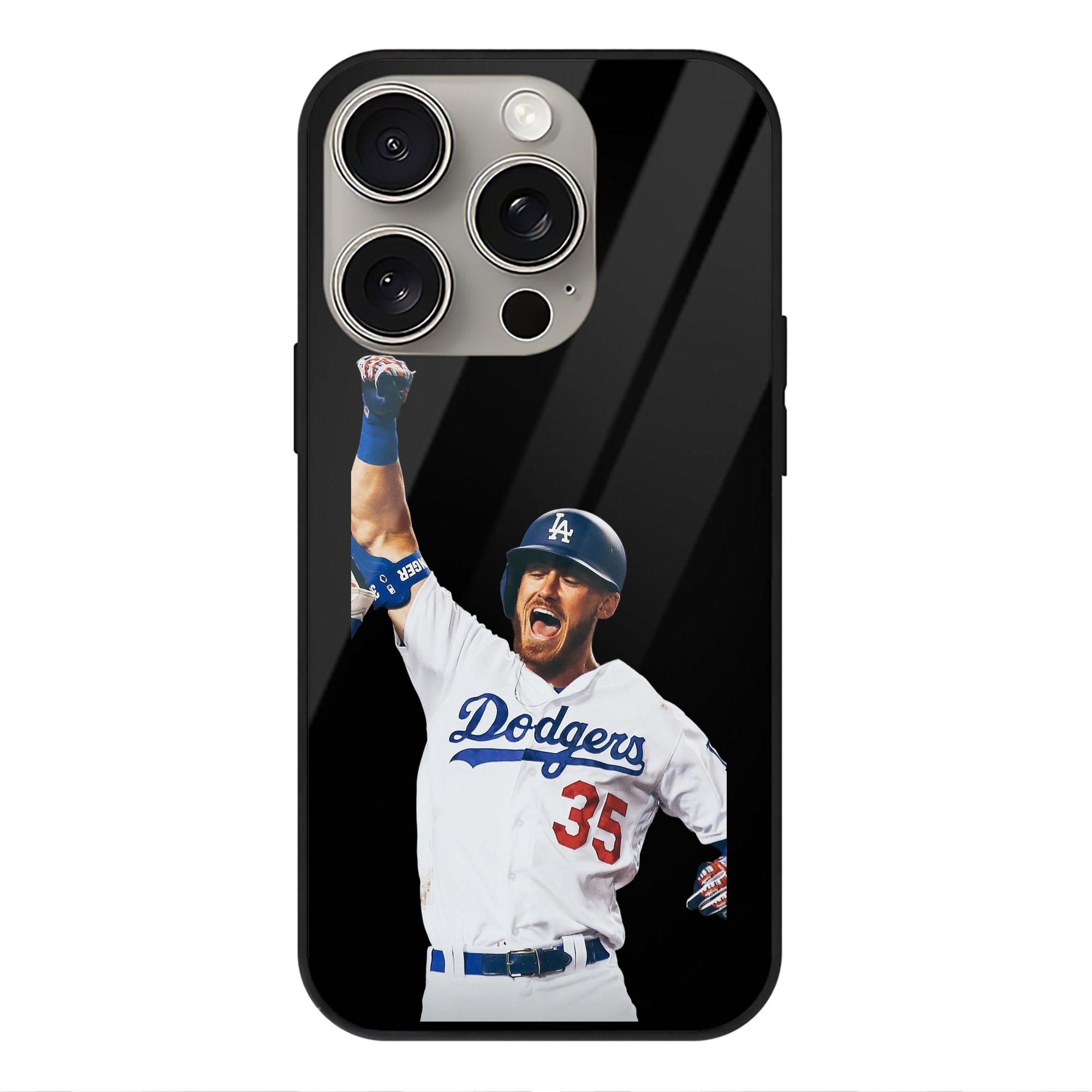  IPhone 15 Pro Mirror Phone Case – UV Printed Glass + TPU – Scratch-Resistant, Wireless Charging Compatible, Precise Fit & Stylish Design