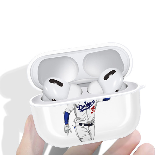  AirPods Pro Hard Case White With Keychain, Durable Flexible PC, Precise Cutouts, Anti-Fingerprint, Yellowing & Scratch Resistant, Full Protection, Washable