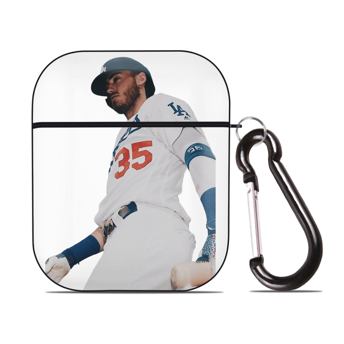  AirPods 2 Case Hard Shell Black, Flexible PC Material, Precise Cutouts, Full Protection, Anti-Fingerprint, Washable, Includes Keychain – Durable & Slim Design