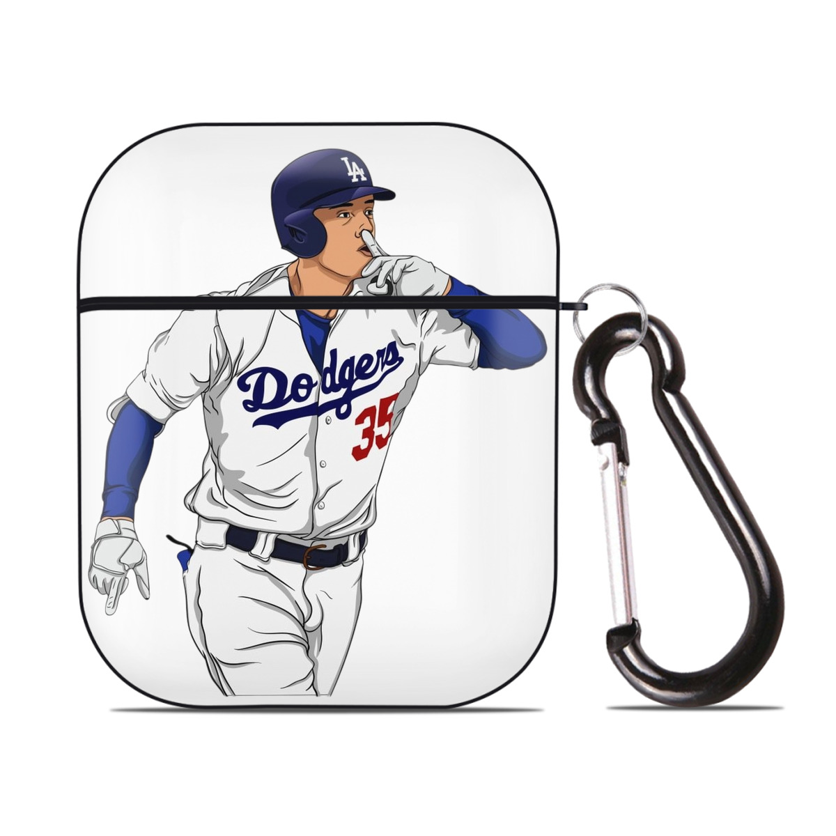  AirPods 2 Case Hard Shell Black, Flexible PC Material, Precise Cutouts, Full Protection, Anti-Fingerprint, Washable, Includes Keychain – Durable & Slim Design