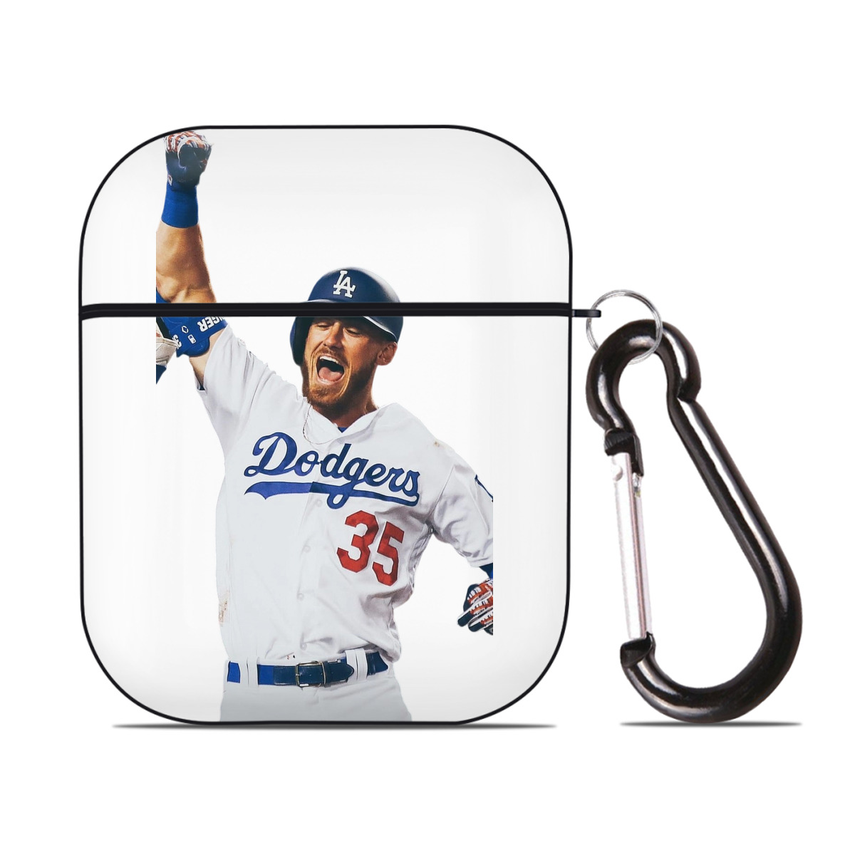  AirPods 2 Case Hard Shell Black, Flexible PC Material, Precise Cutouts, Full Protection, Anti-Fingerprint, Washable, Includes Keychain – Durable & Slim Design