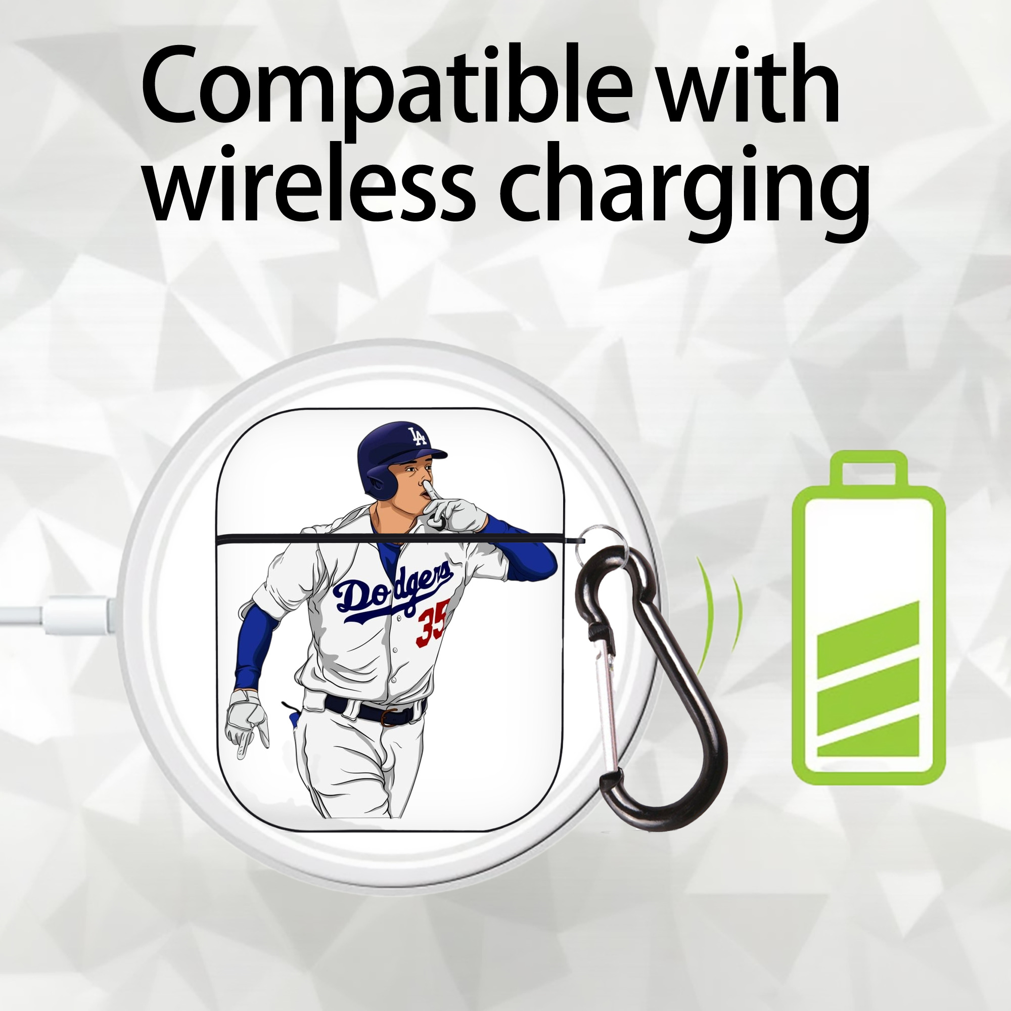  AirPods 2 Case Hard Shell Black, Flexible PC Material, Precise Cutouts, Full Protection, Anti-Fingerprint, Washable, Includes Keychain – Durable & Slim Design