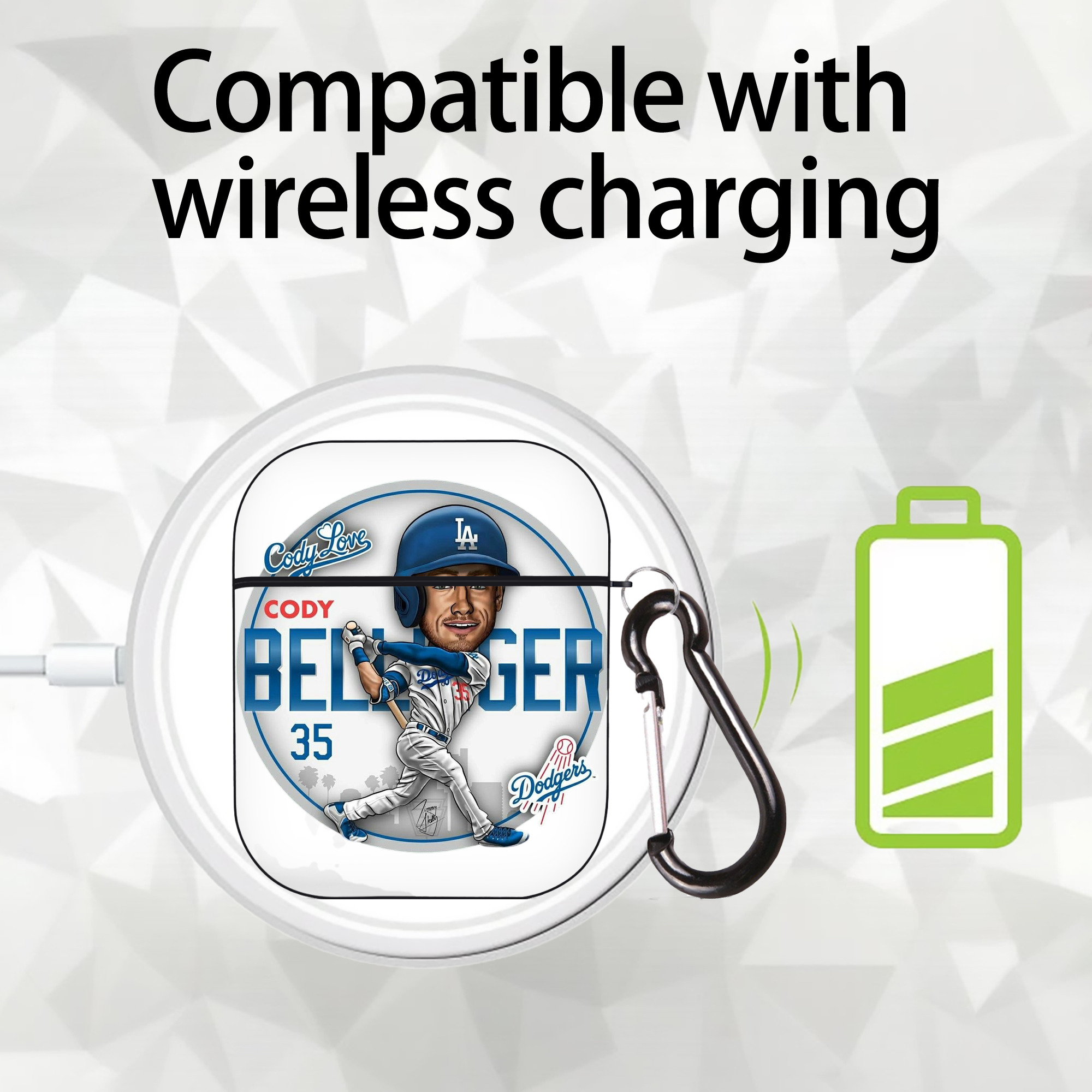  AirPods 2 Case Hard Shell Black, Flexible PC Material, Precise Cutouts, Full Protection, Anti-Fingerprint, Washable, Includes Keychain – Durable & Slim Design