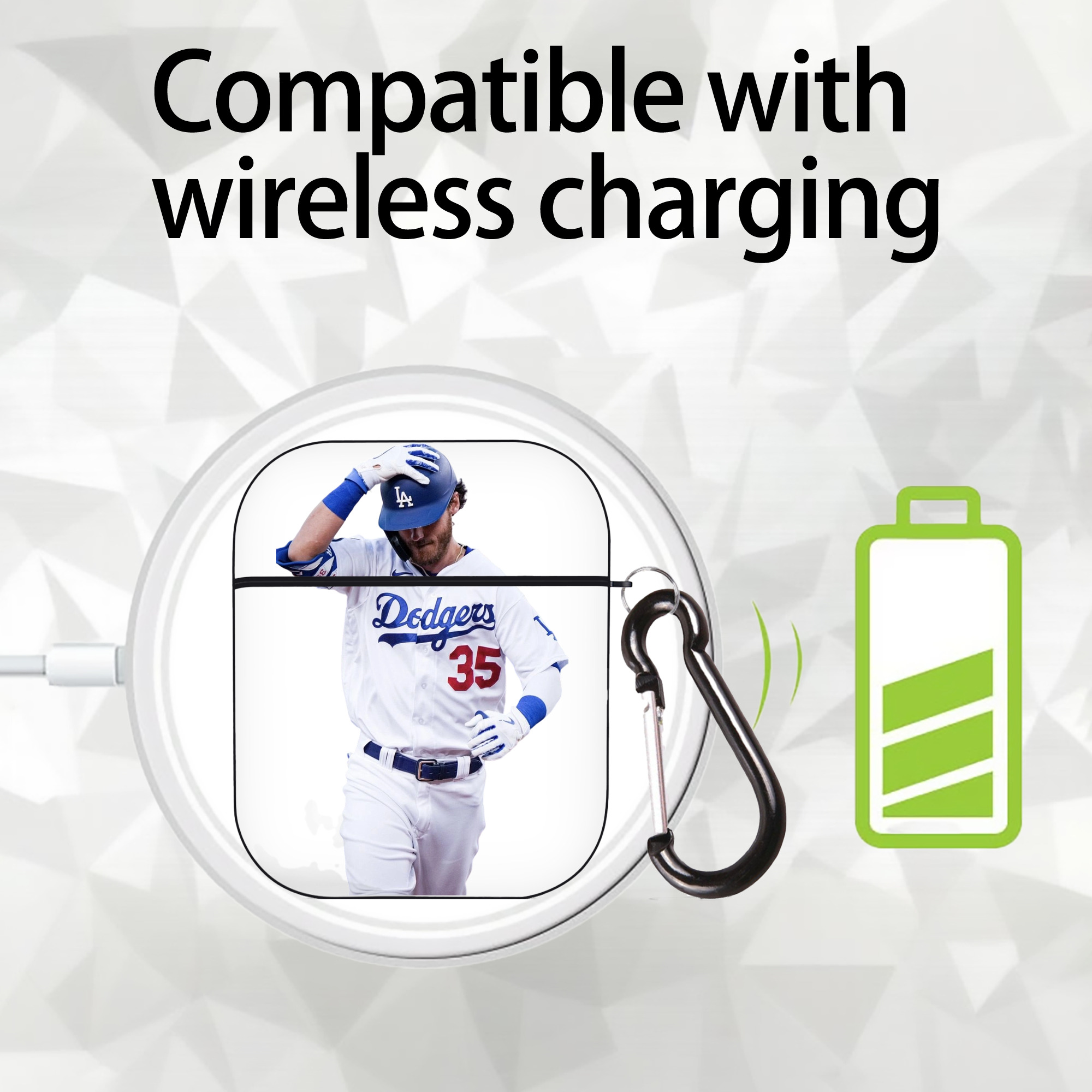  AirPods 2 Case Hard Shell Black, Flexible PC Material, Precise Cutouts, Full Protection, Anti-Fingerprint, Washable, Includes Keychain – Durable & Slim Design