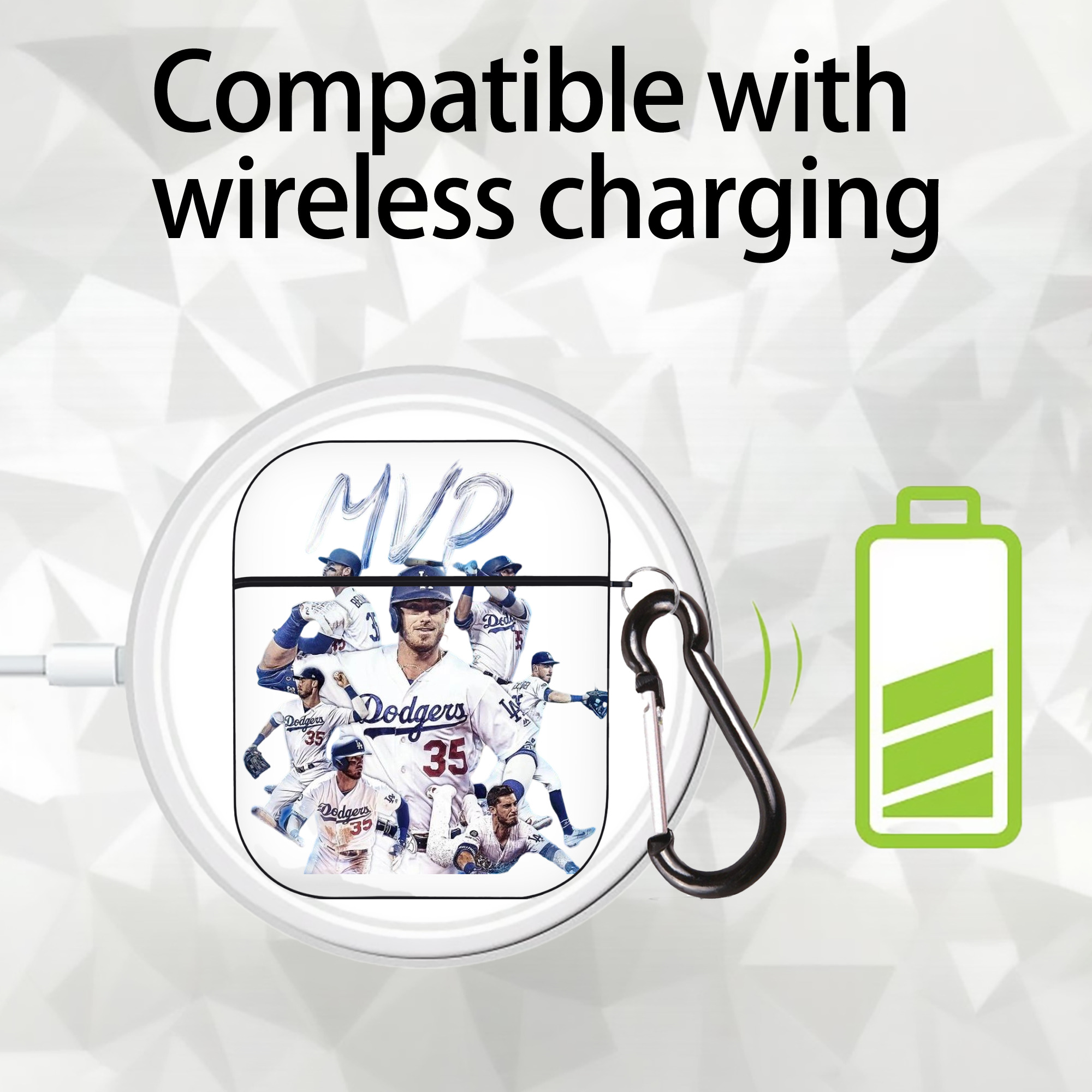  AirPods 2 Case Hard Shell Black, Flexible PC Material, Precise Cutouts, Full Protection, Anti-Fingerprint, Washable, Includes Keychain – Durable & Slim Design