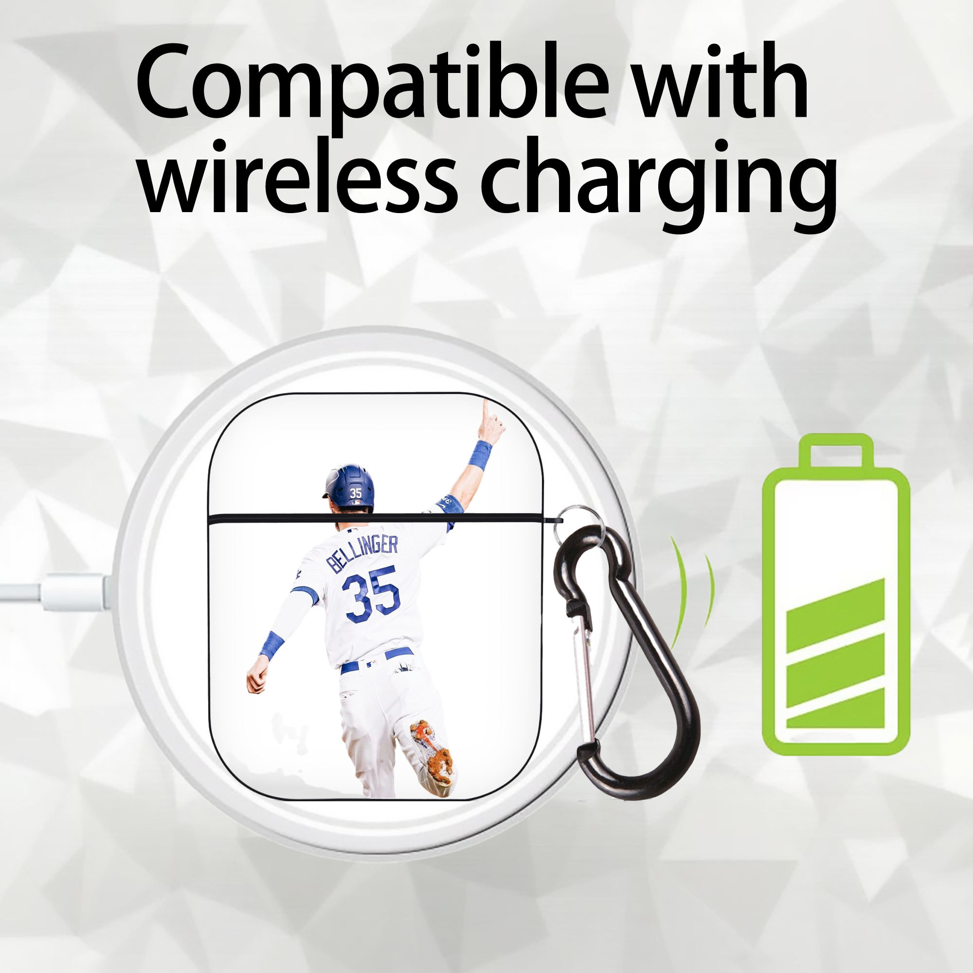  AirPods 2 Case Hard Shell Black, Flexible PC Material, Precise Cutouts, Full Protection, Anti-Fingerprint, Washable, Includes Keychain – Durable & Slim Design