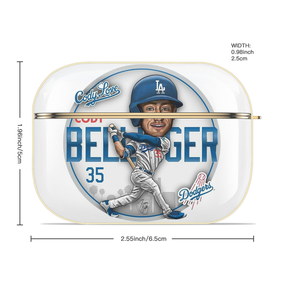  Luxury Gold AirPods Pro Case With Keychain, Flexible PC Material, Full Protection, Precise Cutouts, Anti-Fingerprint, Washable, Durable Design