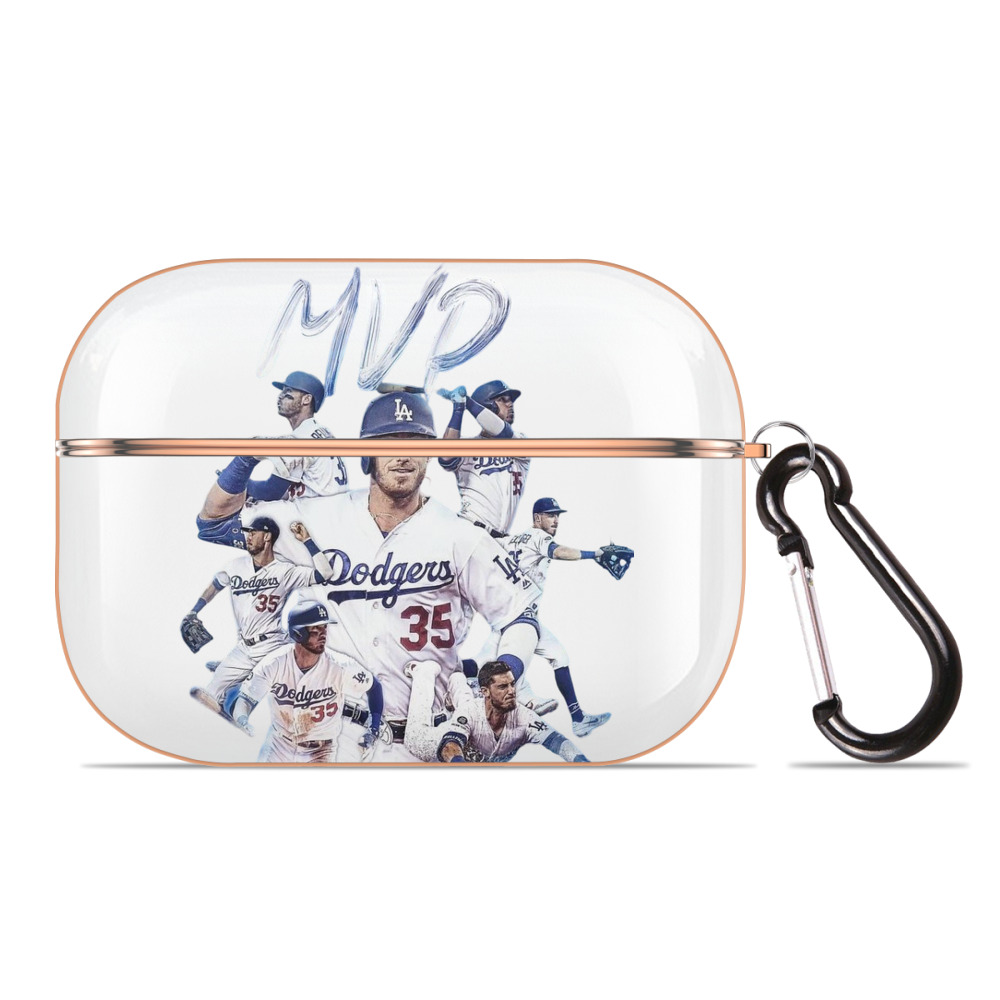  AirPods Pro Protective Case Rose Gold, Flexible PC Material, Precise Fit, Anti-Slip Cover, Full Protection, Fingerprint Resistant, Washable With Keychain