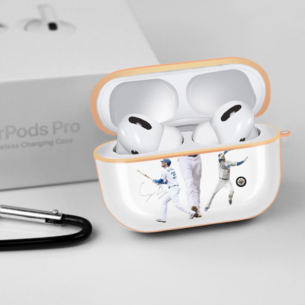  AirPods Pro Protective Case Rose Gold, Flexible PC Material, Precise Fit, Anti-Slip Cover, Full Protection, Fingerprint Resistant, Washable With Keychain