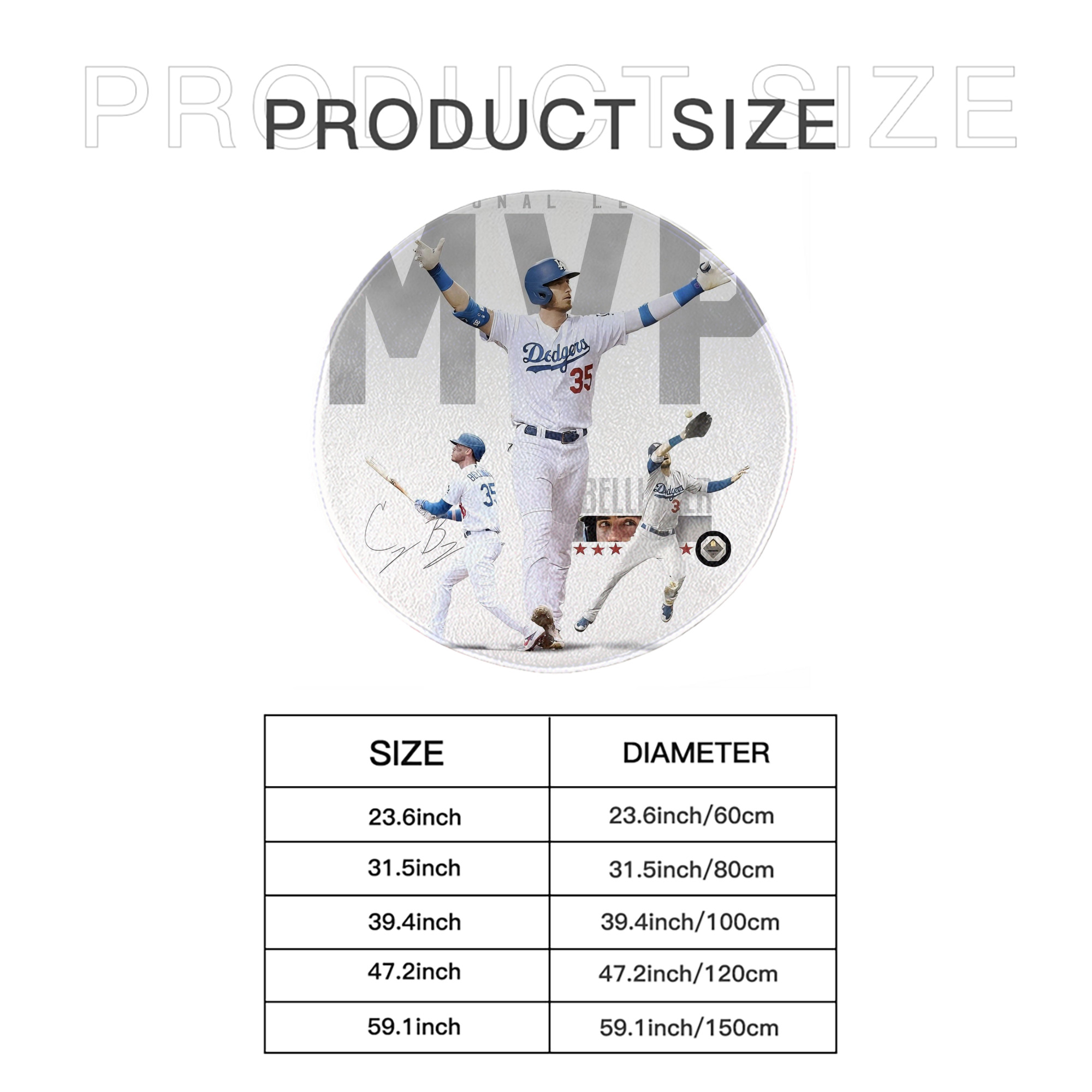  Round Floor Mat – Soft Flannel & High-Density Sponge Core – Non-Slip Dot Backing – Durable Stitched Edges – Quick-Dry & Breathable – Perfect For Home, Bathroom & Living Room