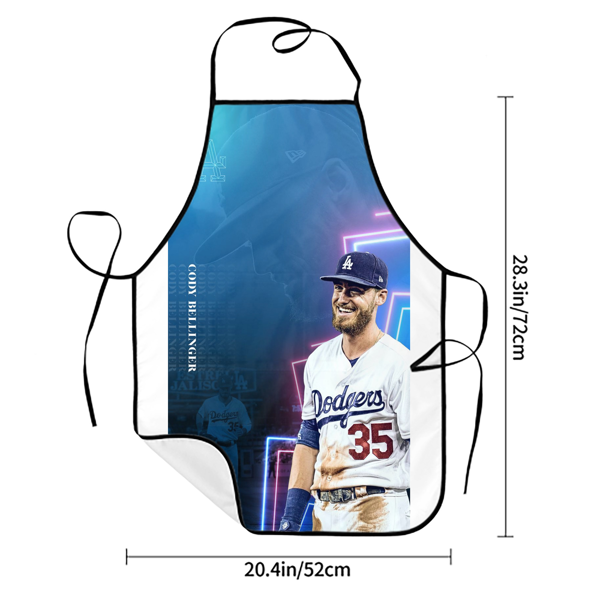  Stain-Resistant Polyester Apron With Pocket – Full Print, Waterproof, Anti-Wrinkle, Anti-Pilling – Ideal For Kitchen, BBQ, Restaurant, Salon & More