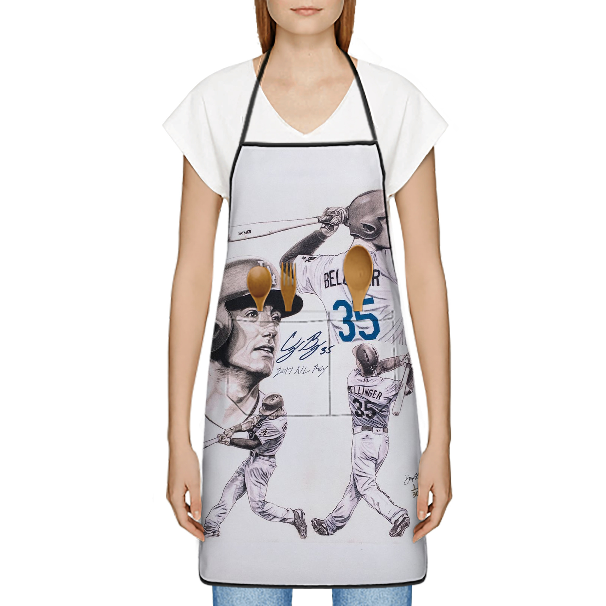  Stain-Resistant Polyester Apron With Pocket – Full Print, Waterproof, Anti-Wrinkle, Anti-Pilling – Ideal For Kitchen, BBQ, Restaurant, Salon & More