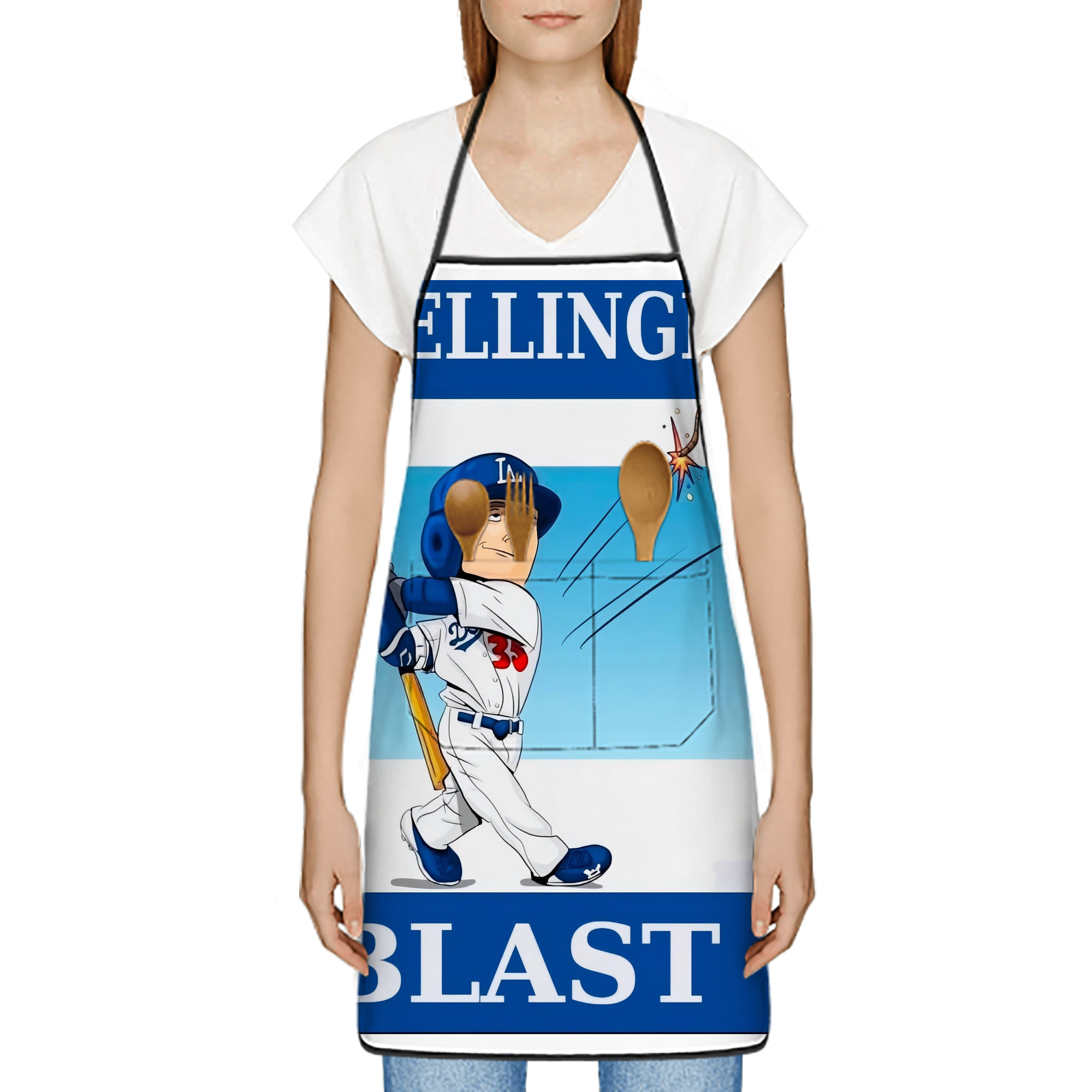  Stain-Resistant Polyester Apron With Pocket – Full Print, Waterproof, Anti-Wrinkle, Anti-Pilling – Ideal For Kitchen, BBQ, Restaurant, Salon & More