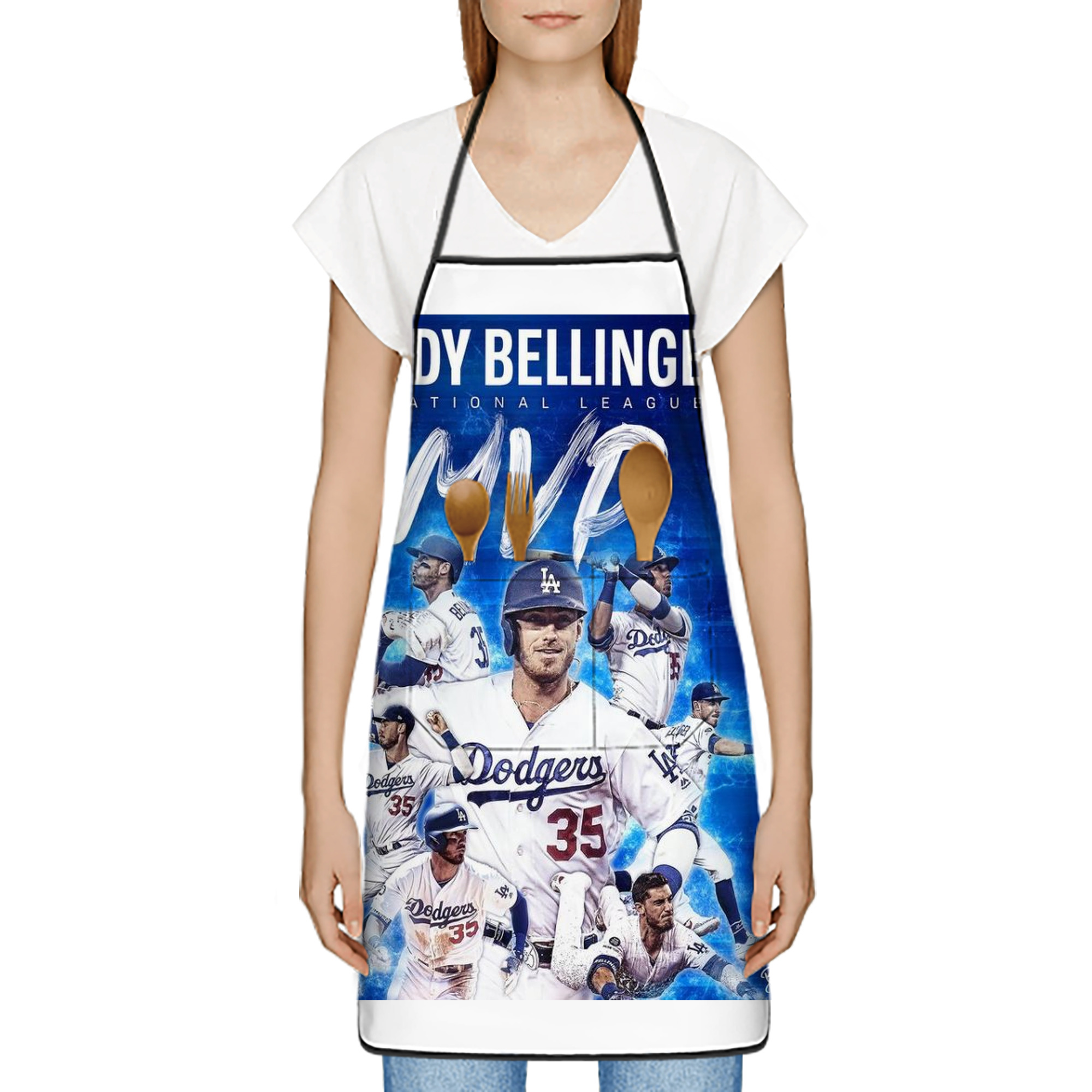  Stain-Resistant Polyester Apron With Pocket – Full Print, Waterproof, Anti-Wrinkle, Anti-Pilling – Ideal For Kitchen, BBQ, Restaurant, Salon & More