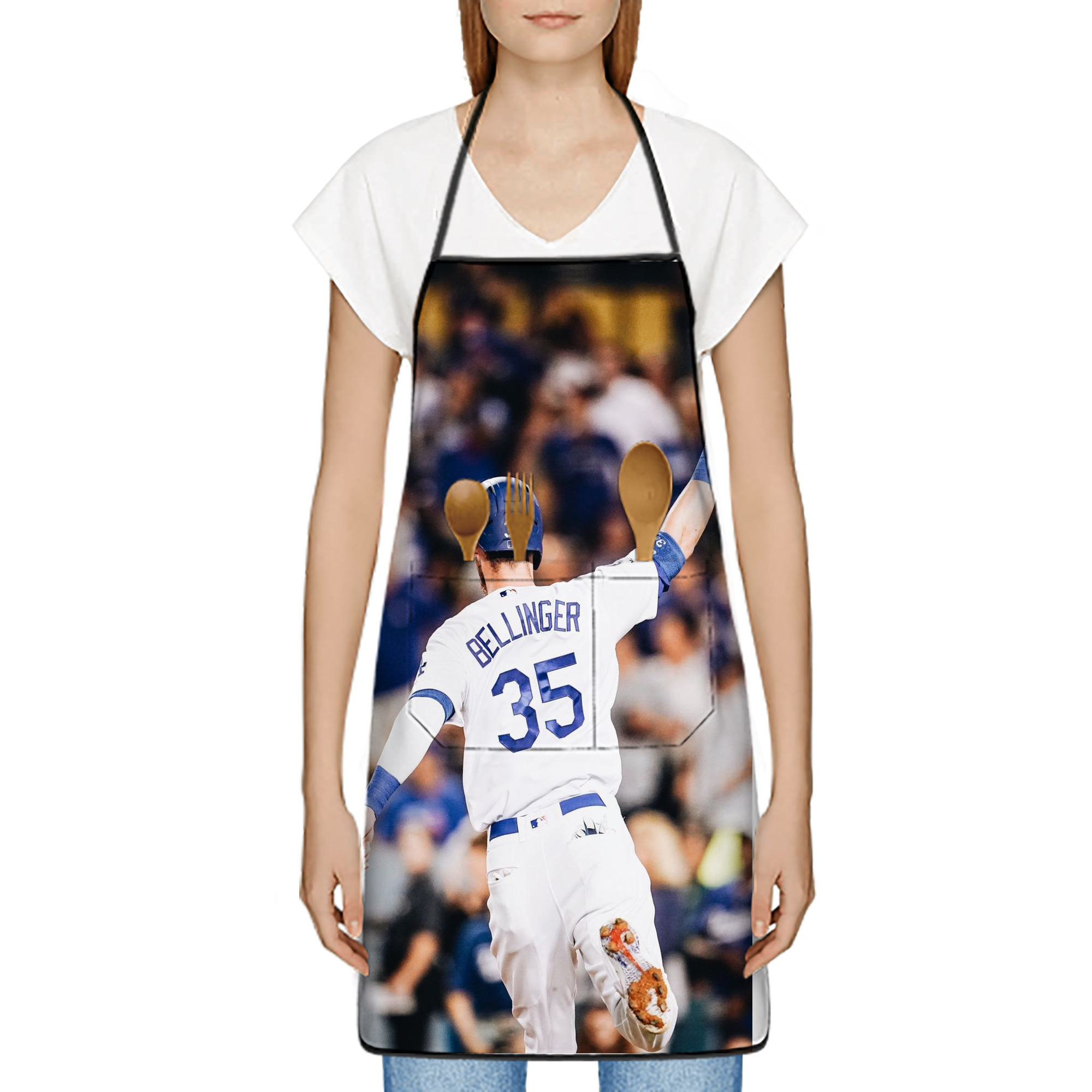  Stain-Resistant Polyester Apron With Pocket – Full Print, Waterproof, Anti-Wrinkle, Anti-Pilling – Ideal For Kitchen, BBQ, Restaurant, Salon & More