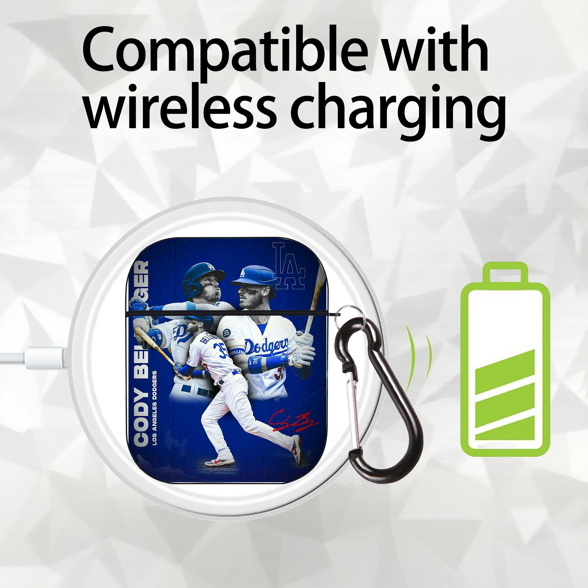  AirPods 2 Case Hard Shell Black, Flexible PC Material, Precise Cutouts, Full Protection, Anti-Fingerprint, Washable, Includes Keychain – Durable & Slim Design