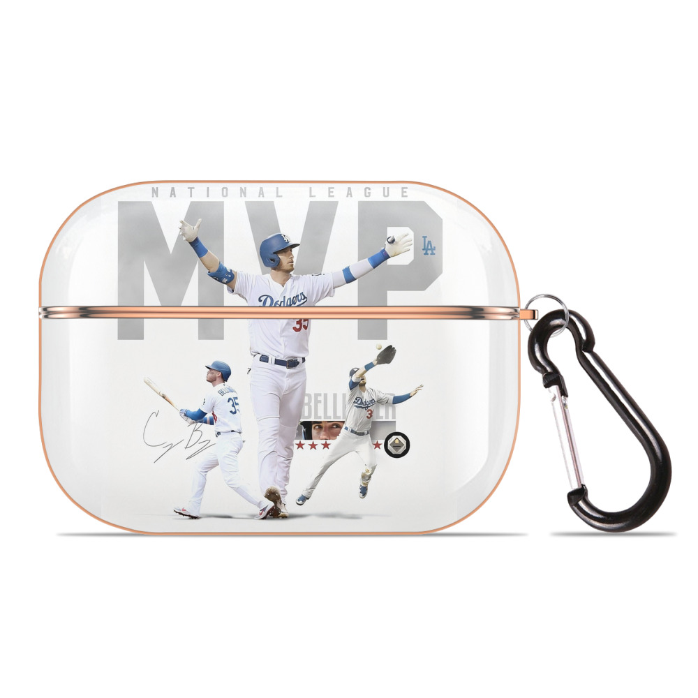  AirPods Pro Protective Case Rose Gold, Flexible PC Material, Precise Fit, Anti-Slip Cover, Full Protection, Fingerprint Resistant, Washable With Keychain