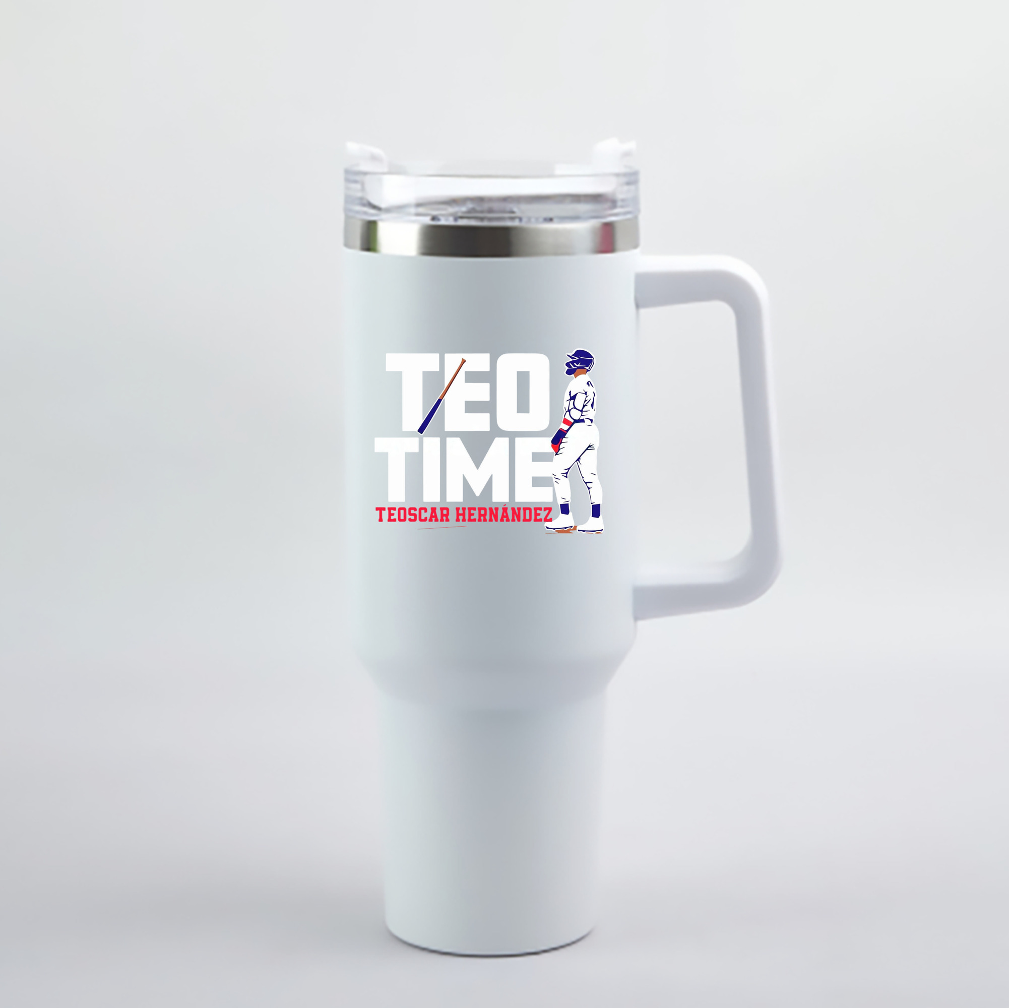  40oz Handle Car Cup With Crystal Sticker Design – Durable Stainless Steel Travel Mug With Reusable Straw – Double Wall Insulated