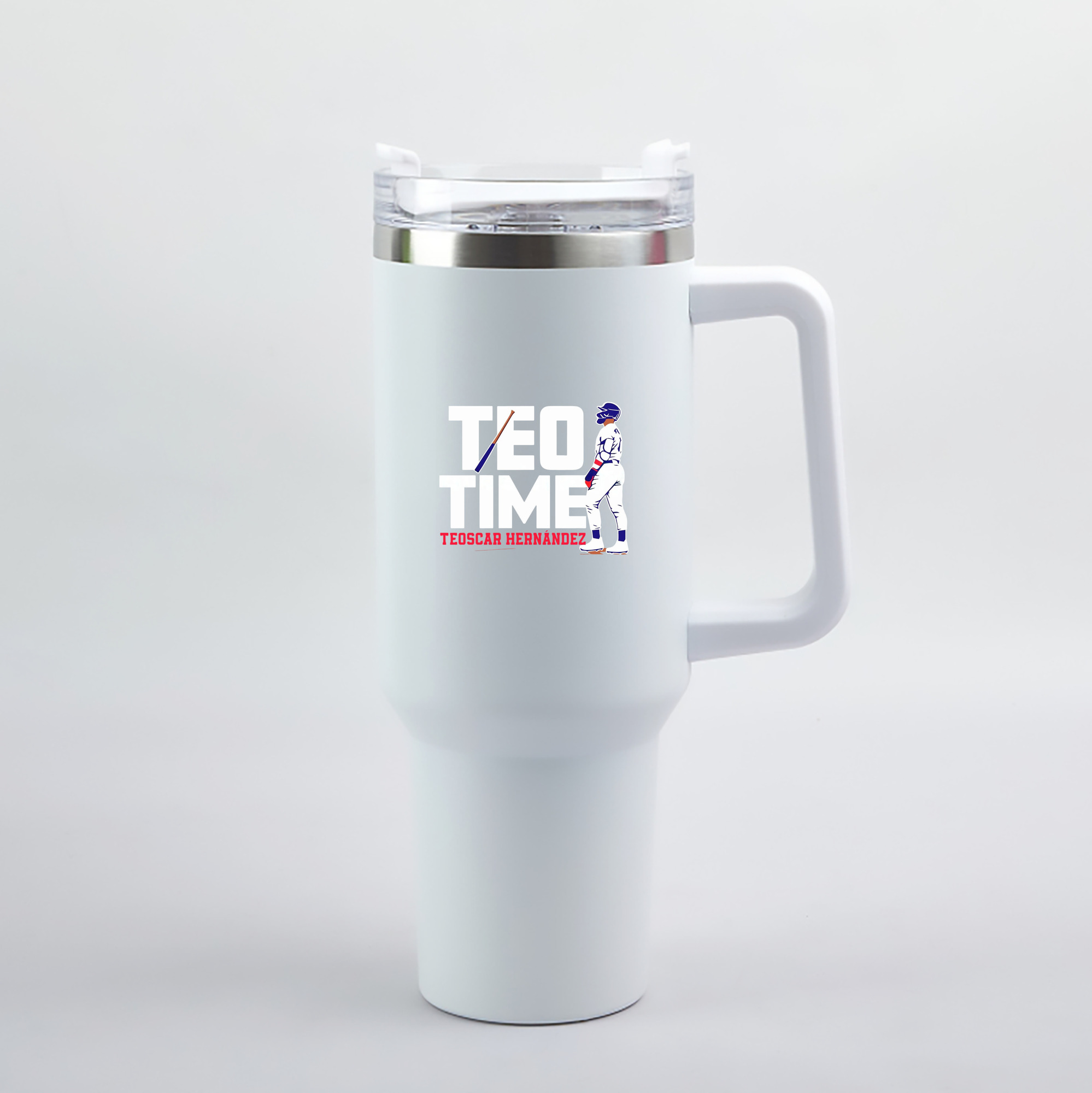  40oz Handle Car Tumbler – Durable Stainless Steel Travel Mug With UV Print – Double Wall Insulated, Fits Most Car Cup Holders